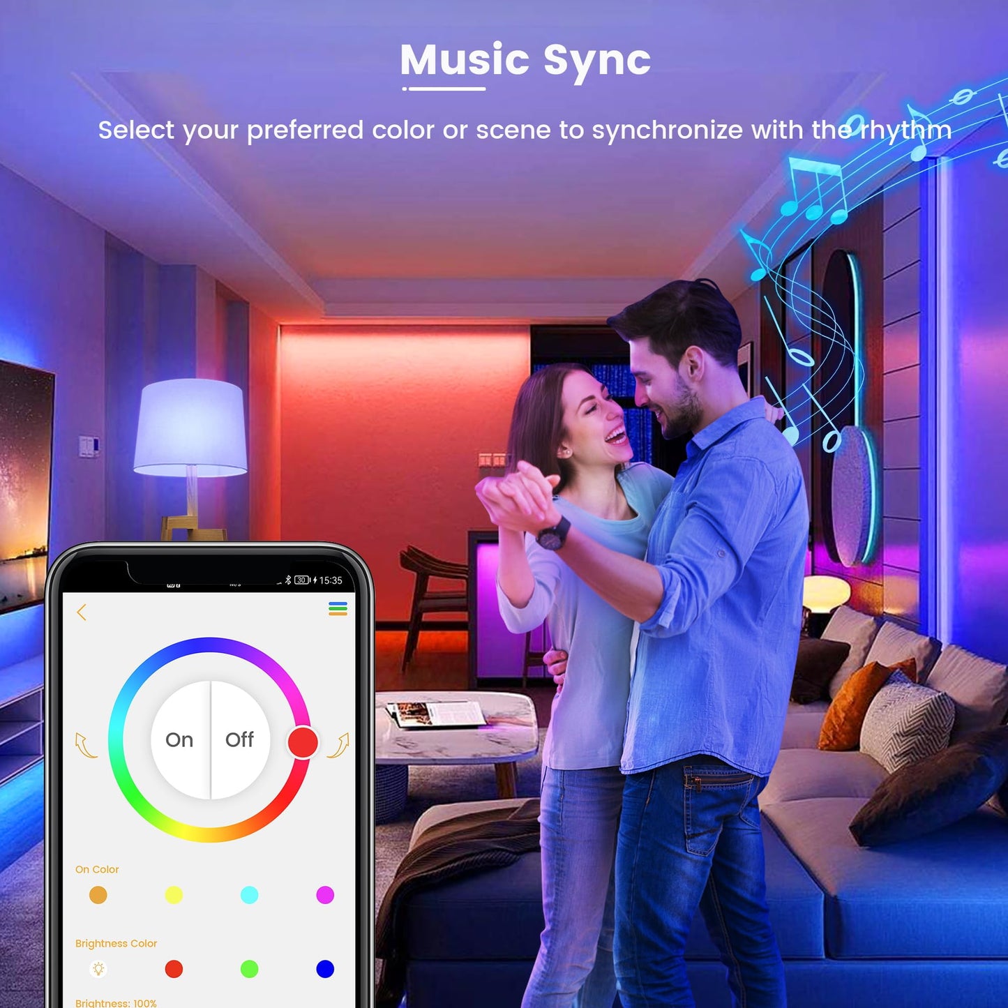 OHLUX BR30 Smart Flood Light Bulb, 85W Equivalent WiFi Smart Bulb, RGBCW, Music Sync, Color Changing Bulb Compatible with Alexa and Google Home, 8 Pack
