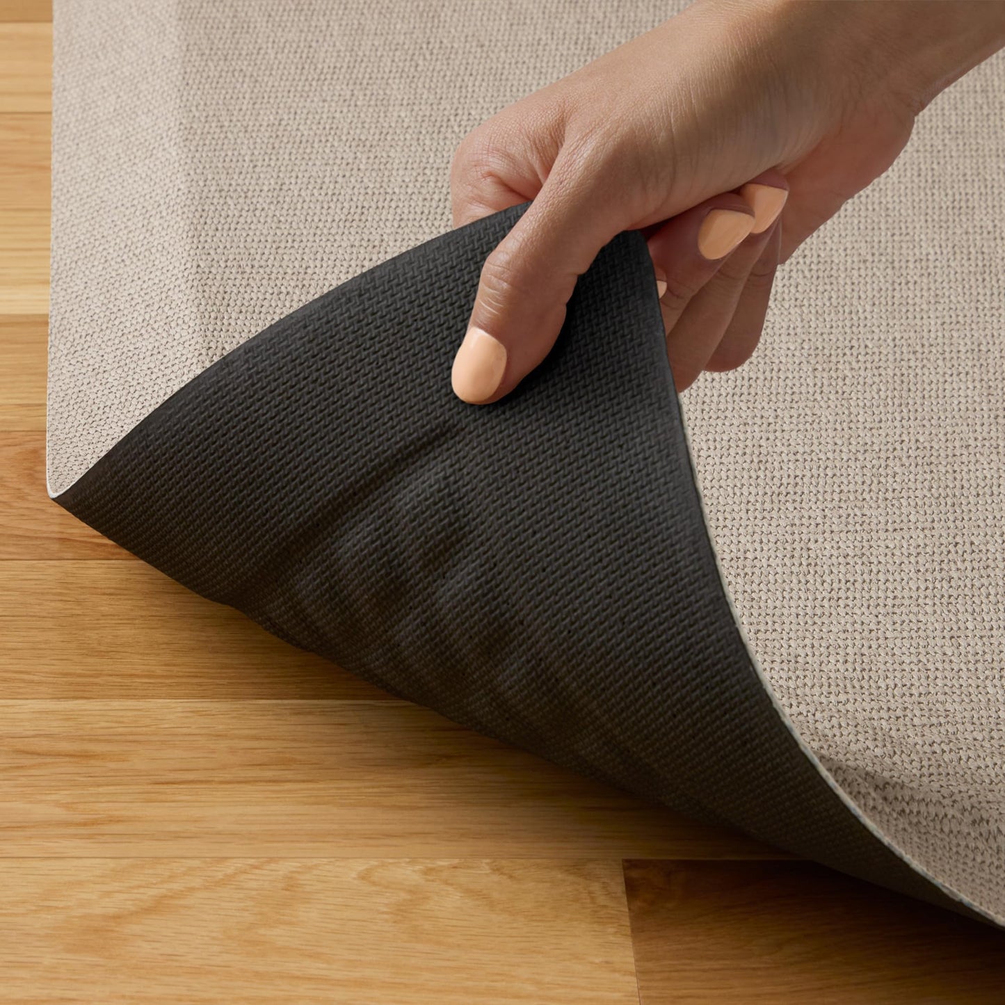 KitchenAid Gourmet Series Kitchen Comfort Gel Mat, Solid Basketweave, Milkshake Tan, 20"x39"