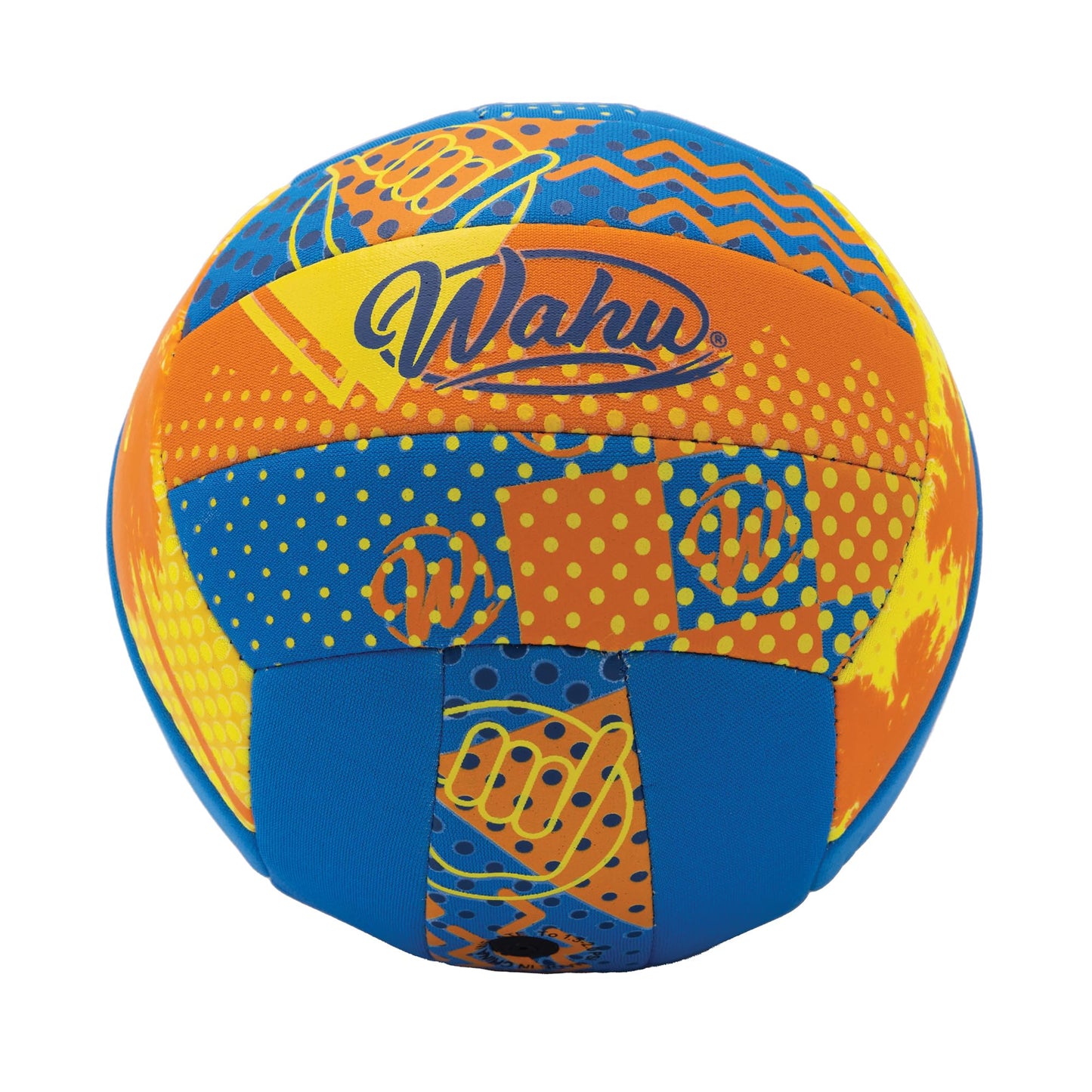 Wahu All-Purpose Ball Orange 6.5" Diameter - 100% Waterproof Neoprene Skin for Play at The Beach Or Pool - Use for Basketball, Volleyball, Water Polo, Soccer and More!