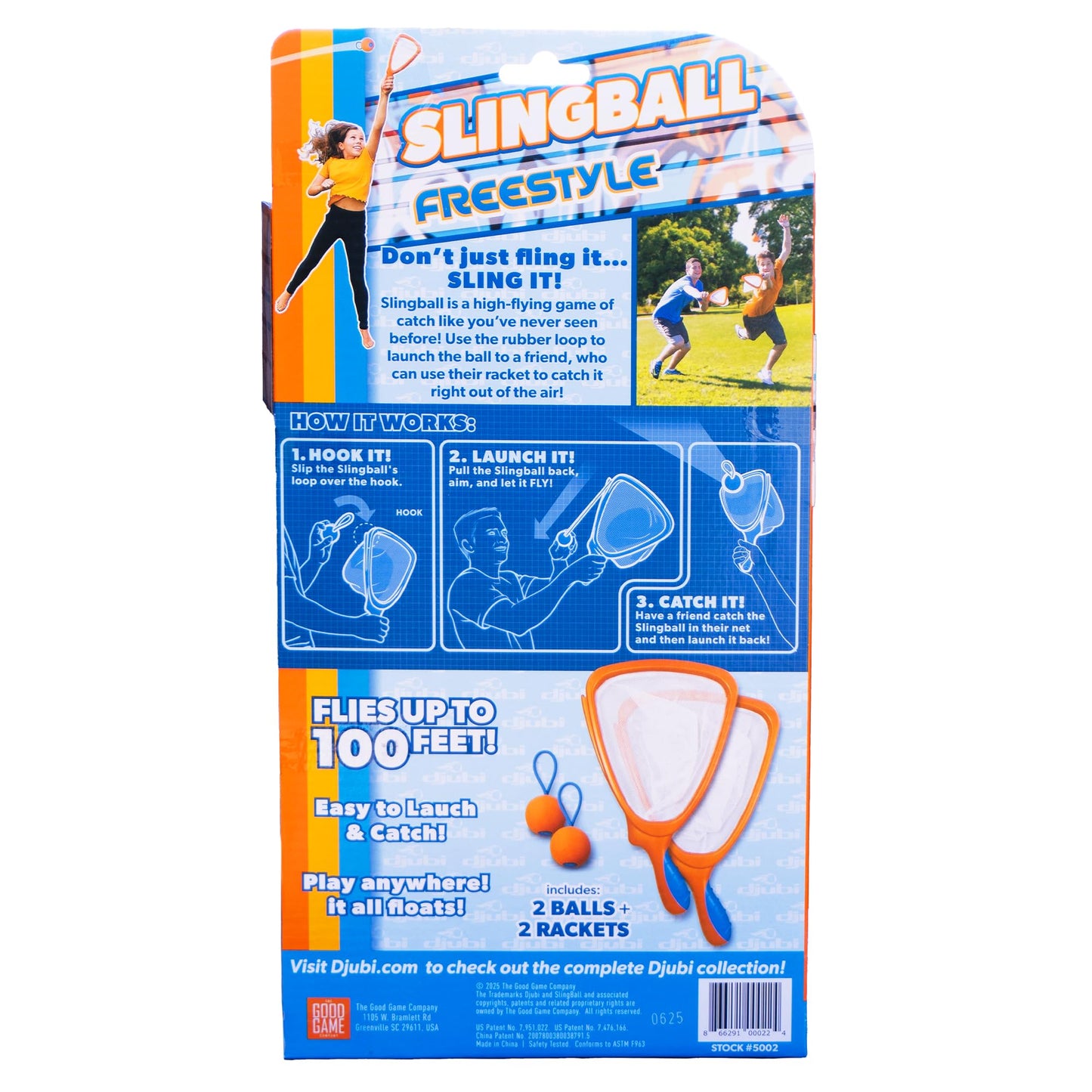 Djubi Slingball- The Coolest New Twist on The Game of Catch!