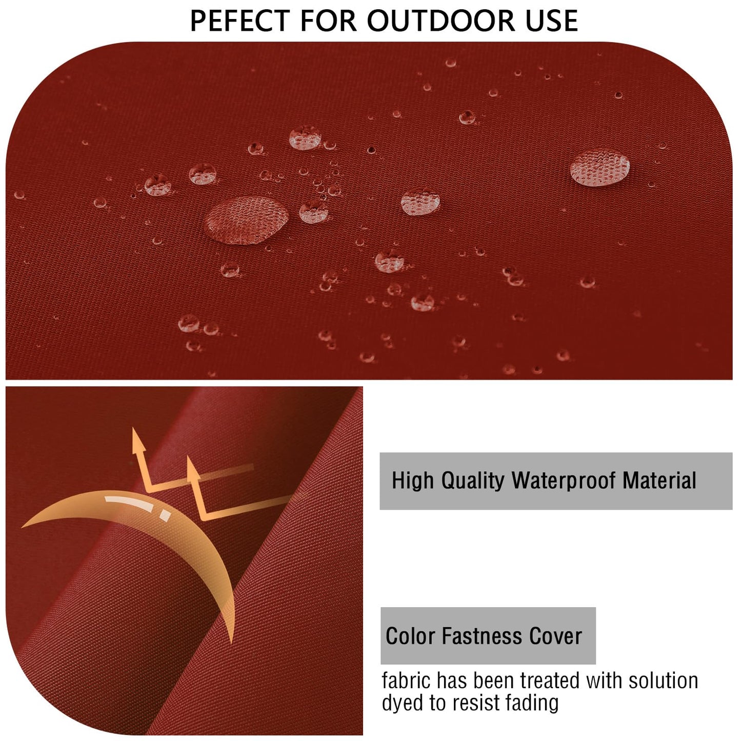 idee-home Outdoor Cushions for Patio Furniture, Outdoor Seat Cushion, Waterproof Couch Hampton Bay Deep Seat Replacement Chair Cushions for Garden Lawn Backyard Deck, 28.5 x 28.5