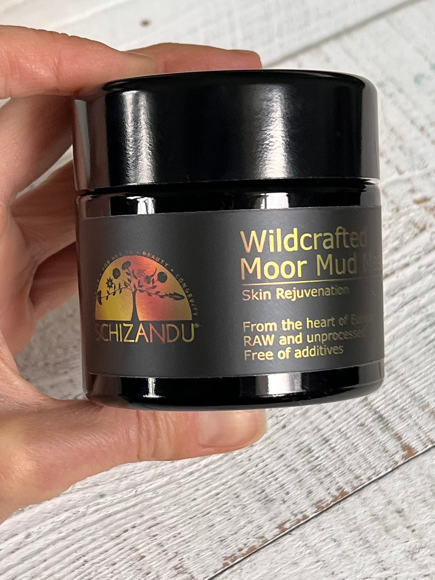 Schizandu Organics Mud Mask Stimulating 100% Natural Facial Moor Mud Mask | 4 oz. Jar | Use Daily for Cleansing, Detoxification, Hydration, and Cellular Regeneration with Fulvic Acid
