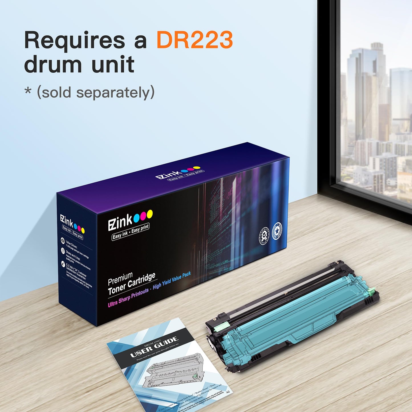 E-Z Ink TN-227 TN227 Compatible Toner Cartridge Replacement for Brother TN227 TN-227 TN227BK/C/M/Y High Yield to use with HL-L3270CDW HL-L3230CDW HL-L3210CW HL-L3290CDW MFC-L3710CDW (5 Pack)