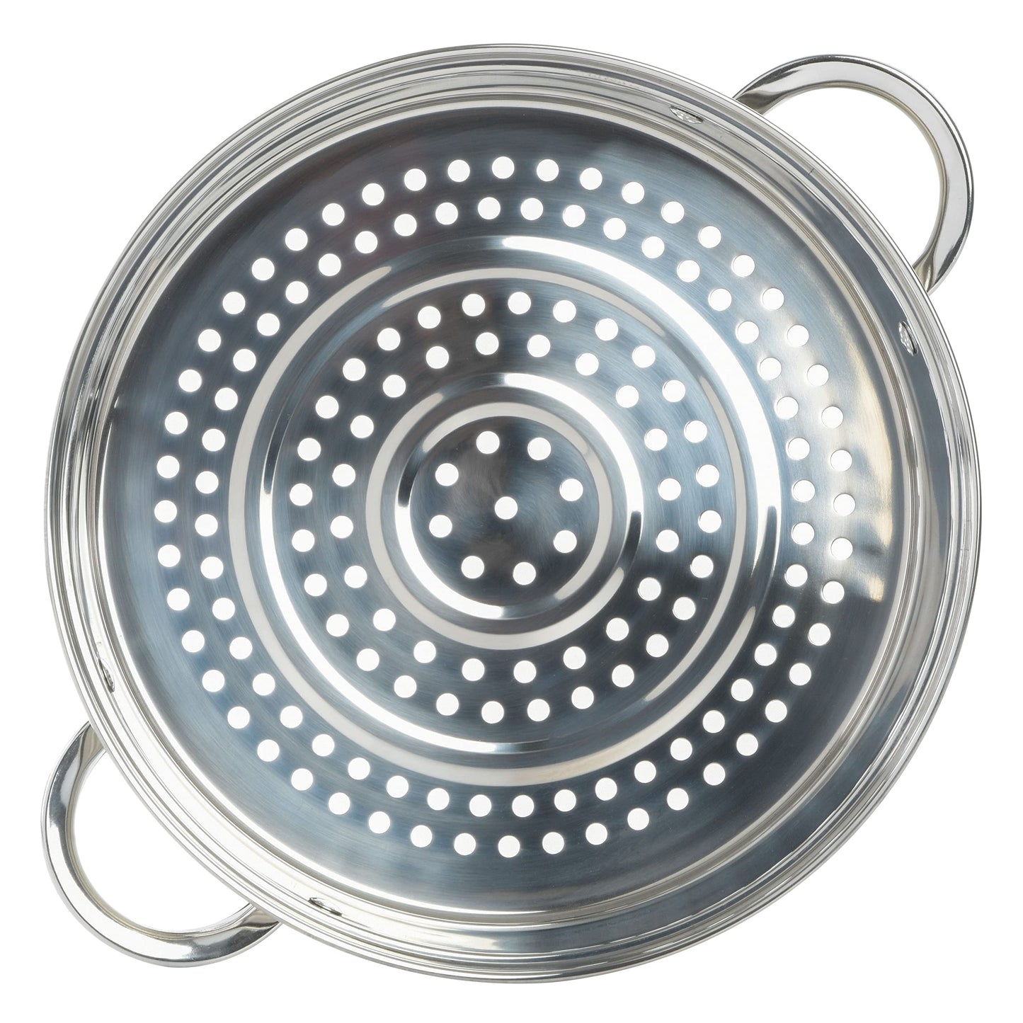 Oster Sangerfield 11-Inch Stainless Steel Everyday Cookware Pan with Steamer and Lid – Durable Nonstick Frying Skillet for Kitchen Cooking