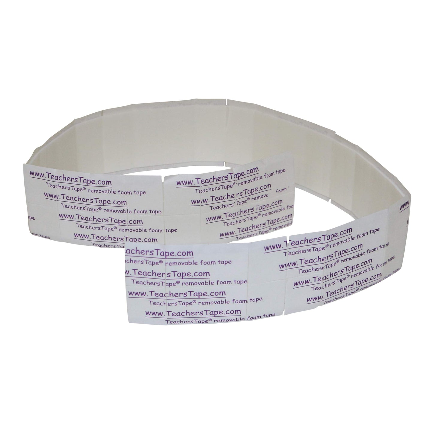 Duraco Teachers Tape™ Bulk Pack (2000 Pieces per roll), Double-Sided Removable Foam Tape for Wall Mounting