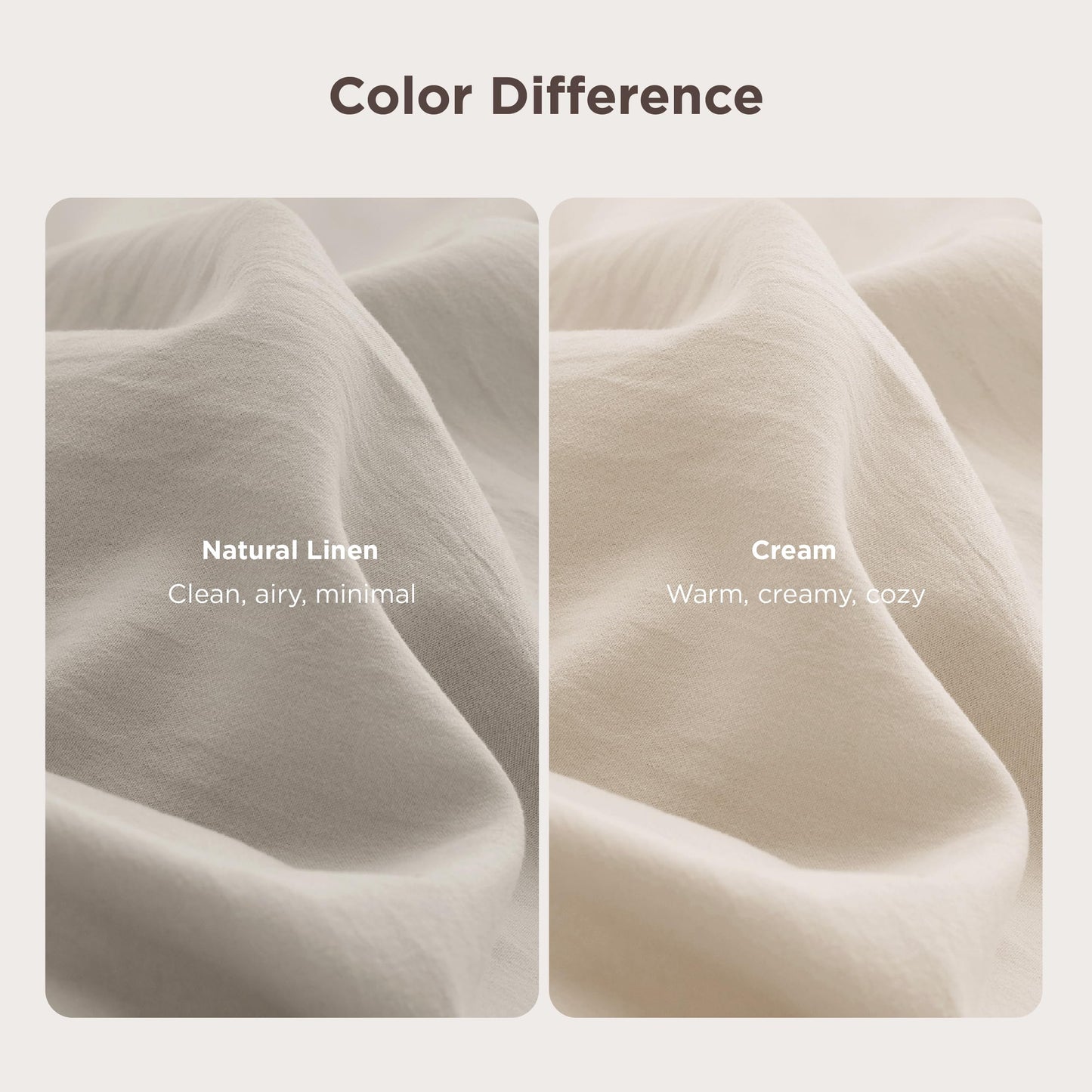 Bedsure Cream Oversized King Duvet Cover - 3 Pieces Prewashed Cotton-Like Polyester Extra Soft Bedding Set, Includes 1 Duvet Cover 120x98 Inches with Zipper Closure & 2 Pillow Shams, No Comforter