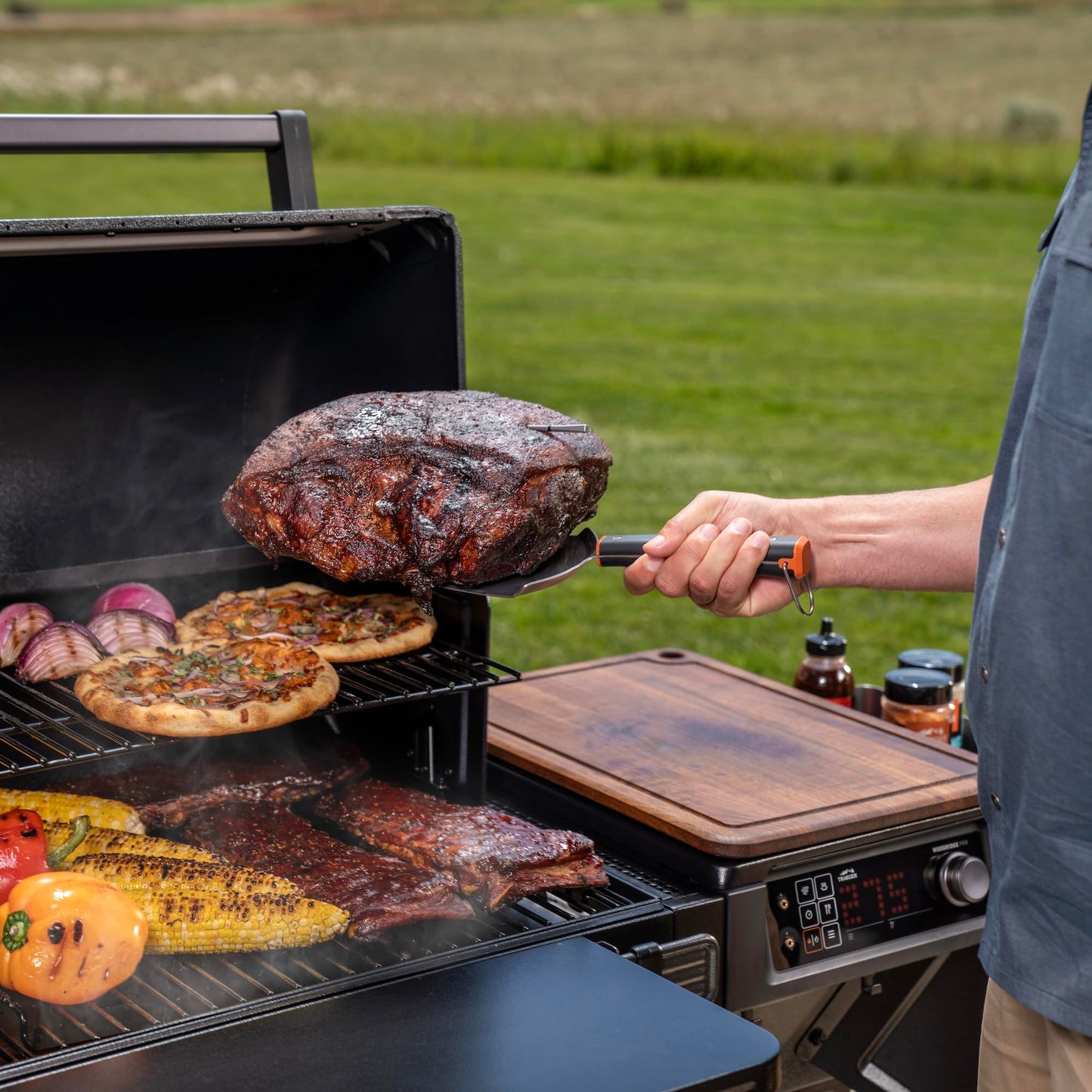 Traeger Grills BAC793 Stainless Steel XXL BBQ Spatula Grill Accessory (2025 Model)