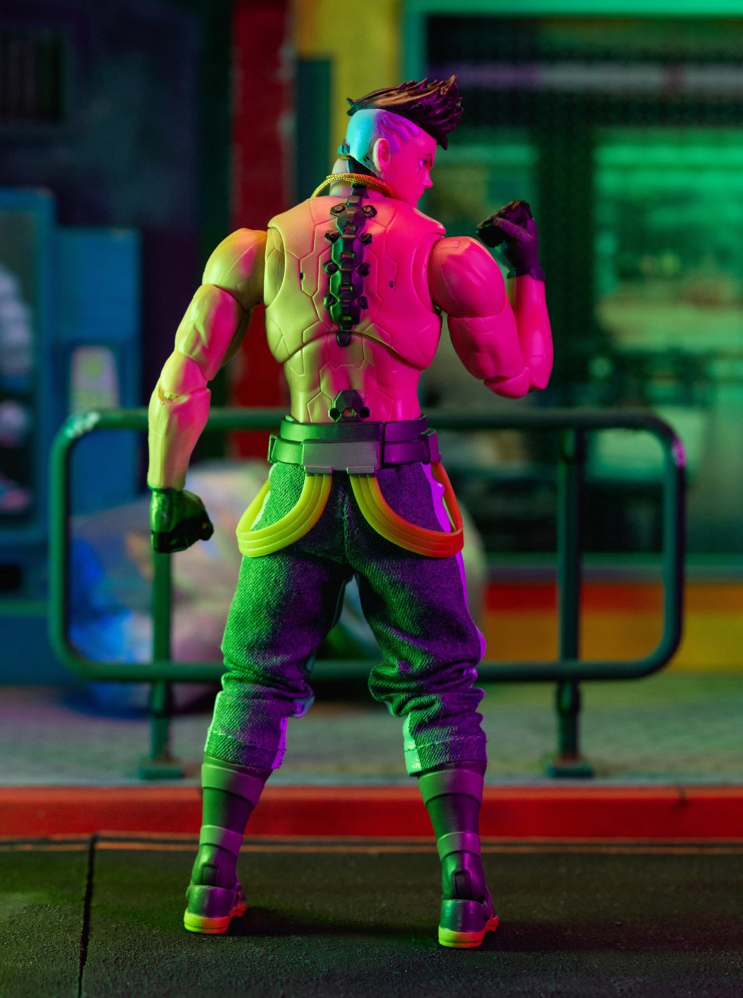 Jada Cyberpunk Edgerunners David Martinez - 1:12 Scale Action Figure - 6” Highly Articulated Collectible with Accessories - Ages 15+ - Soft Goods Jacket, Detailed Sculpt