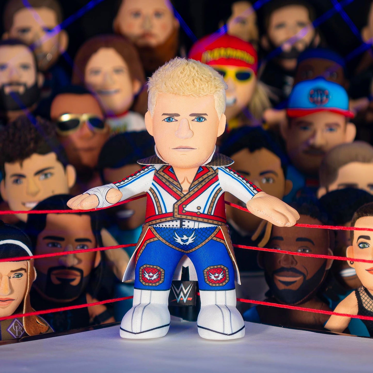Bleacher Creatures WWE Superstar Cody Rhodes 10" Plush Figure - A Wrestling Star for Play or Display