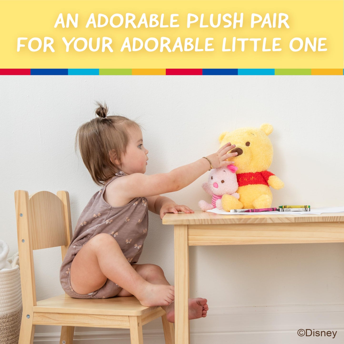 KIDS PREFERRED Winnie The Pooh Plush with Little Piglet