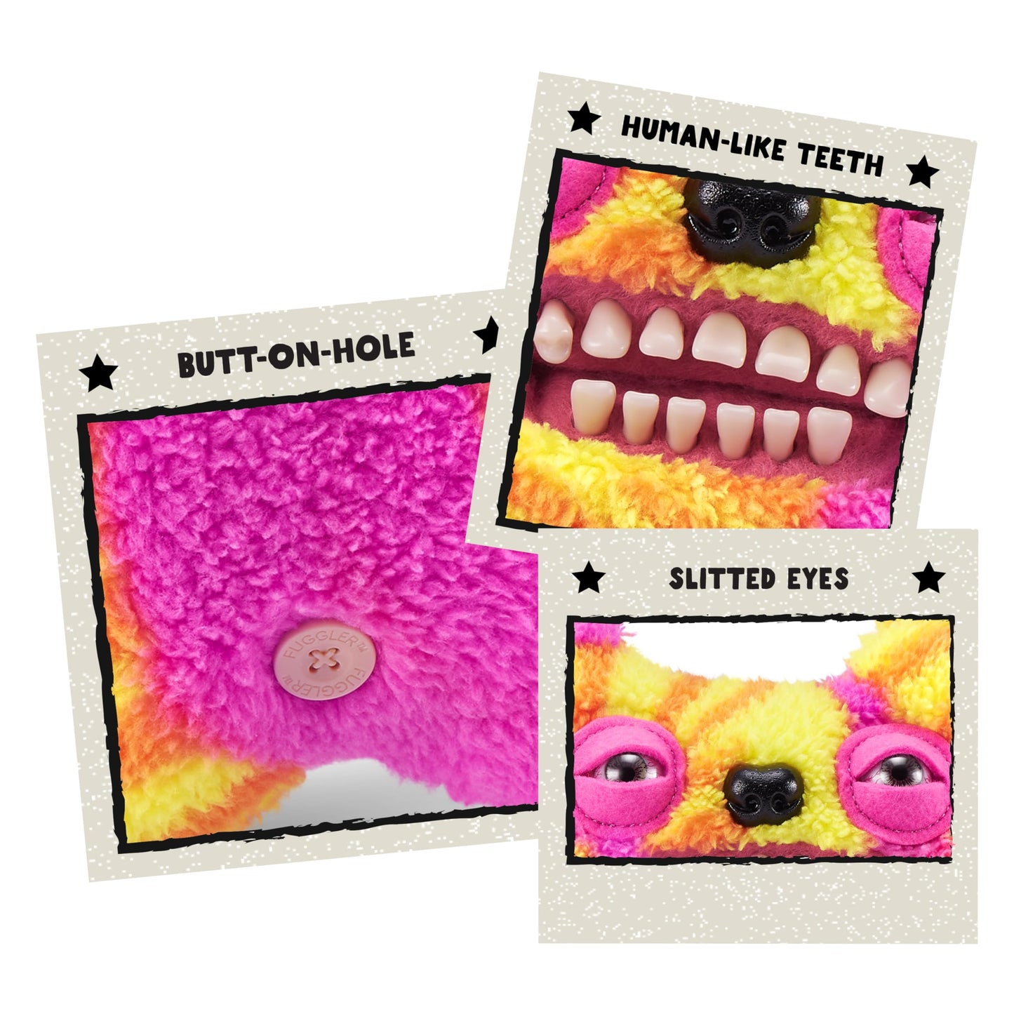 Fuggler Laboratory Misfits 9" Plush - Old Tooth (Tie-dye)