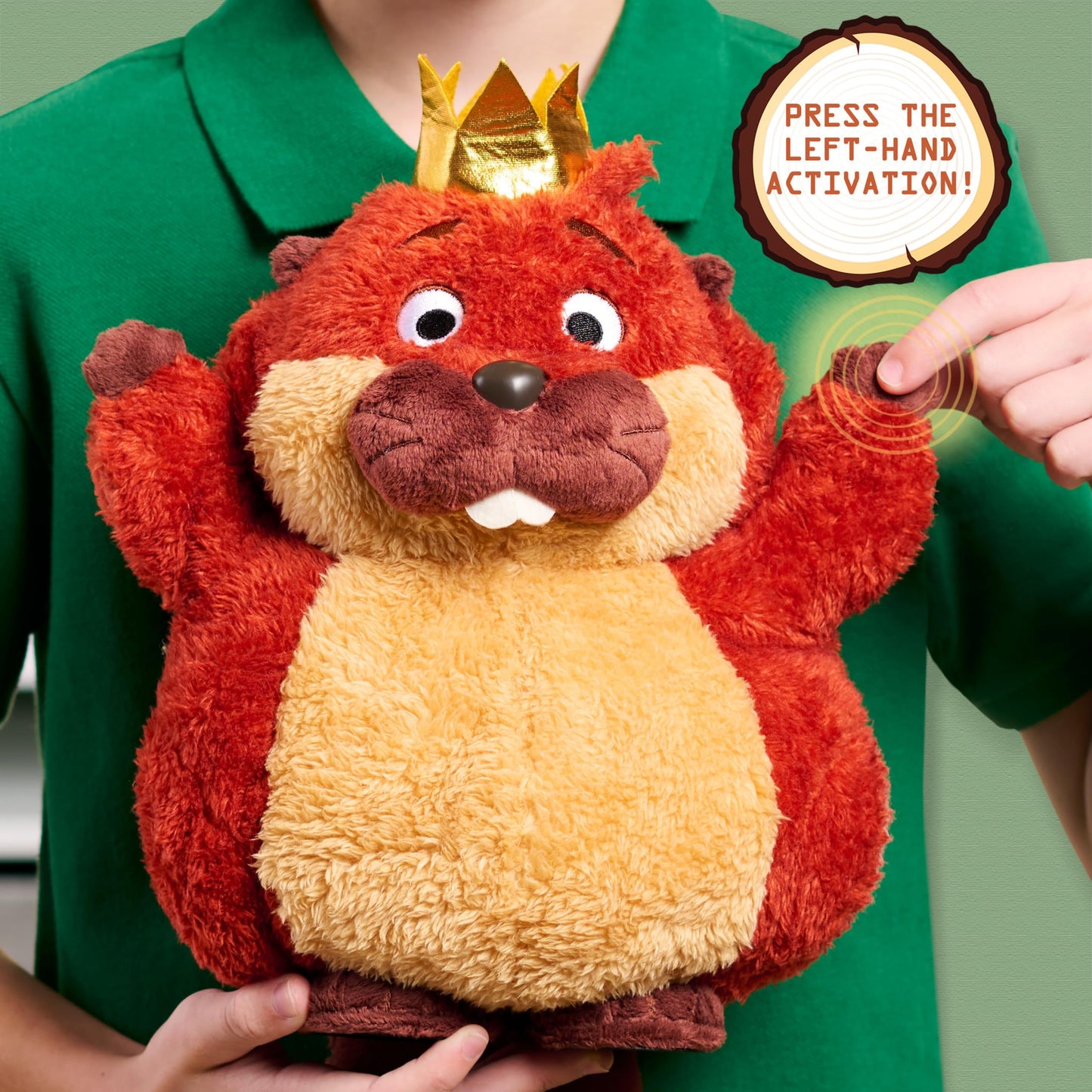Hoppers Workin' Out King George Feat Plush, Kids Toys for Ages 3 Up, Gifts and Presents