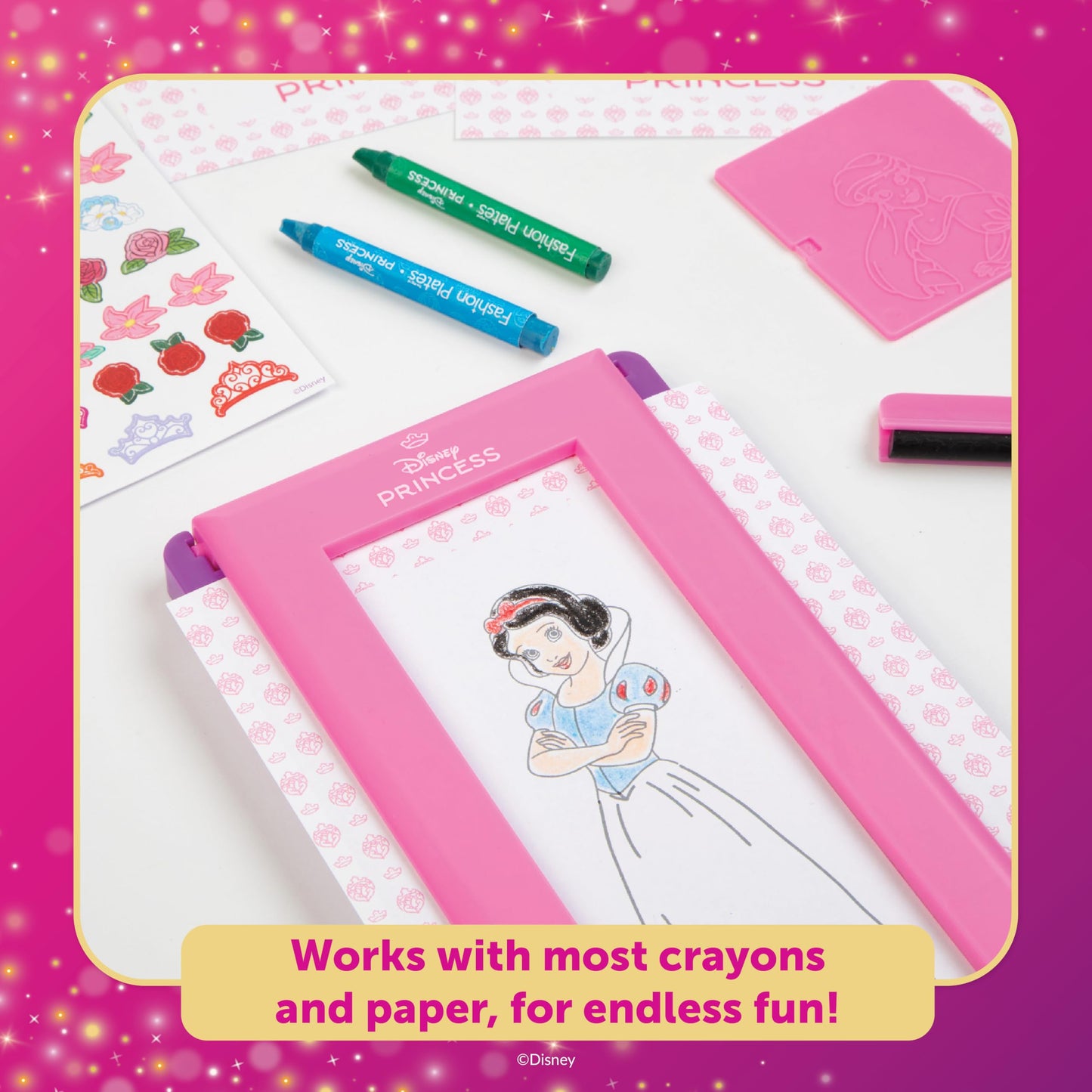 Fashion Plates Disney – Mix-and-Match Drawing Kit, Arts and Crafts