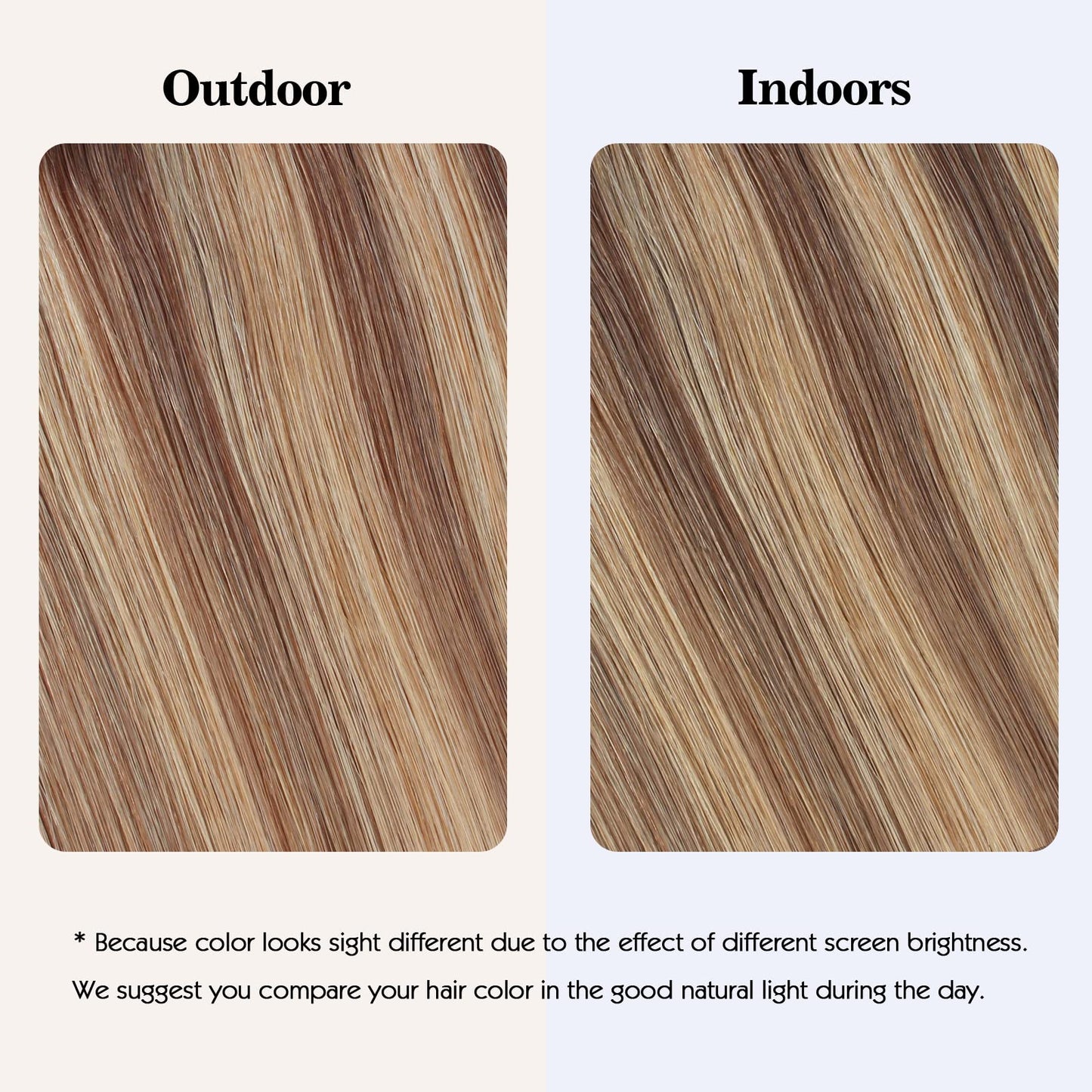 Sassina Invisible Wire Hair Extensions Real Human Hair with Transparent Wire Adjustable Size Secure Clips Natural Straight Secret Miracle Hairpiece, Highlight P6-12 18 Inch 80 Gram