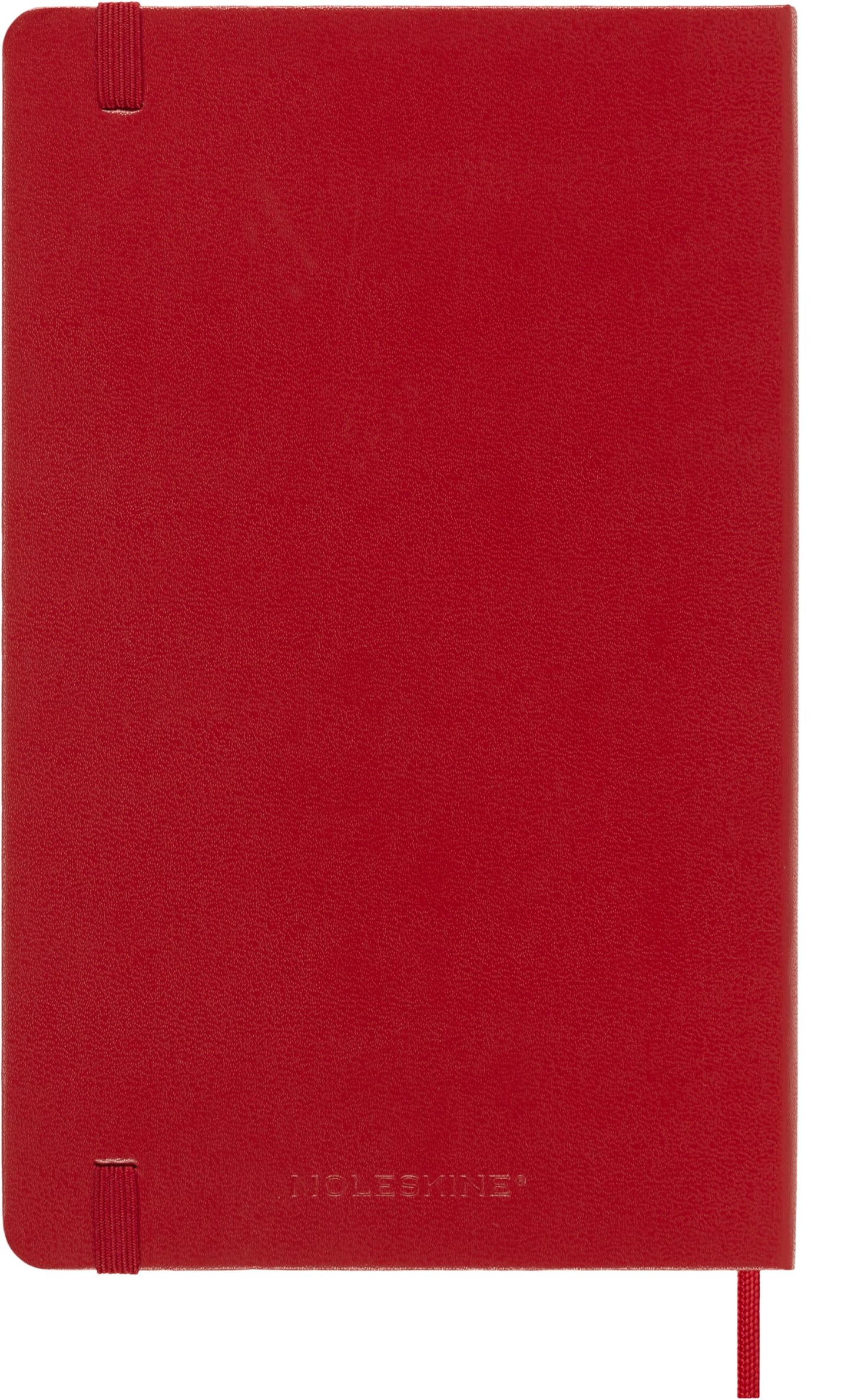 Moleskine Classic 18 Month 2026-2027 Weekly Planner, Hard Cover, Large (5" x 8.25"), Scarlet Red, 208 pages