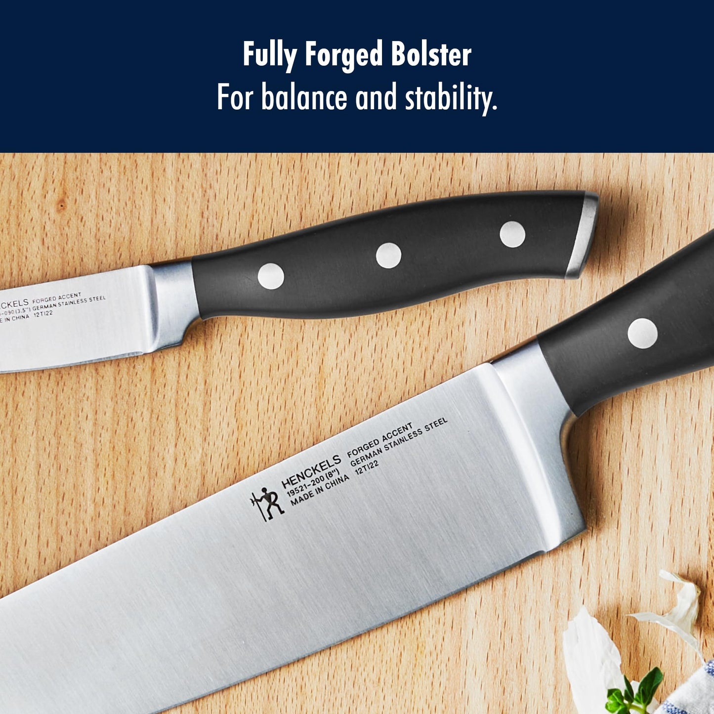 Henckels Forged Accent 8-inch Chef's Knife, Black