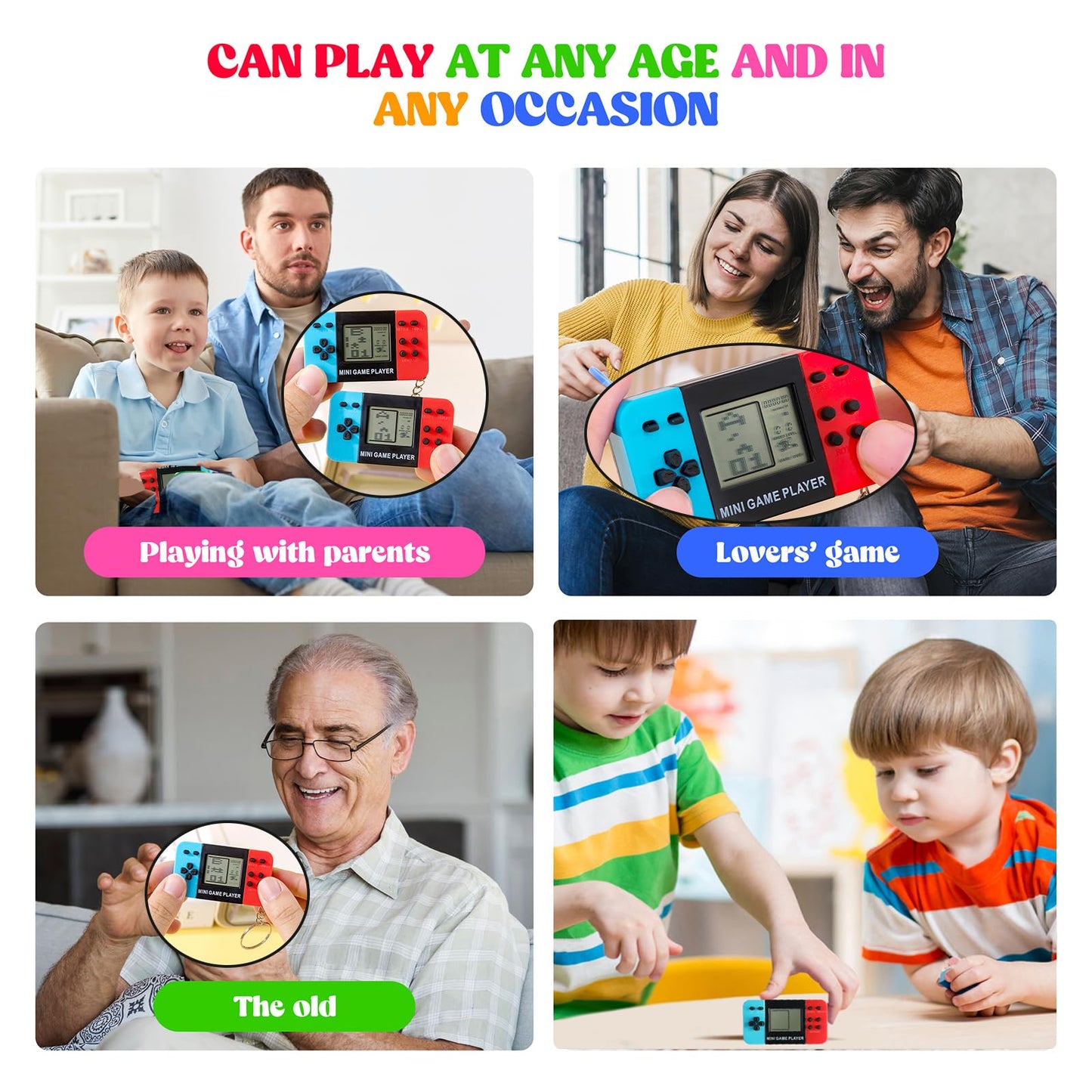 APZ 16 Video Game Party Favors for Kids,Video Game Keychain Party Birthday Supplies,Goodies Bags Stuffer,Carnival Prizes,Treasure Box Toys