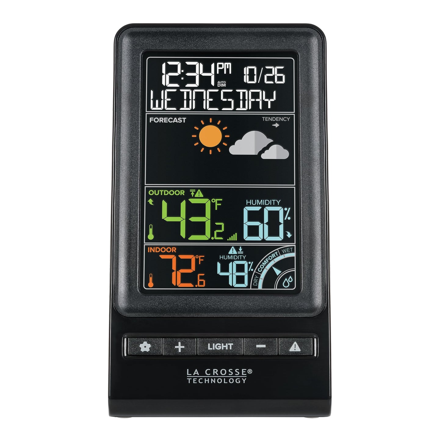 La Crosse Technology 308-1415C Digital Multi-Color Wireless Forecast Station