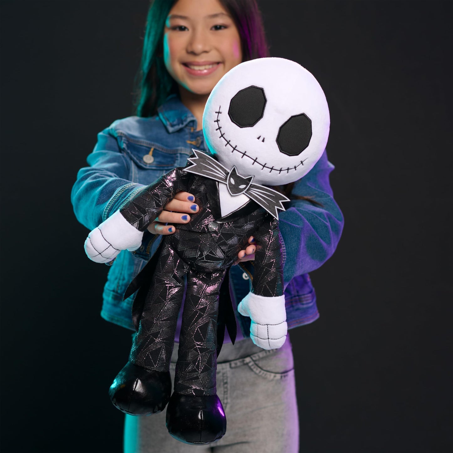 NBC Faceted Large Plush - Jack Skellington, Kids Toys for Ages 3 Up, Gifts and Presents