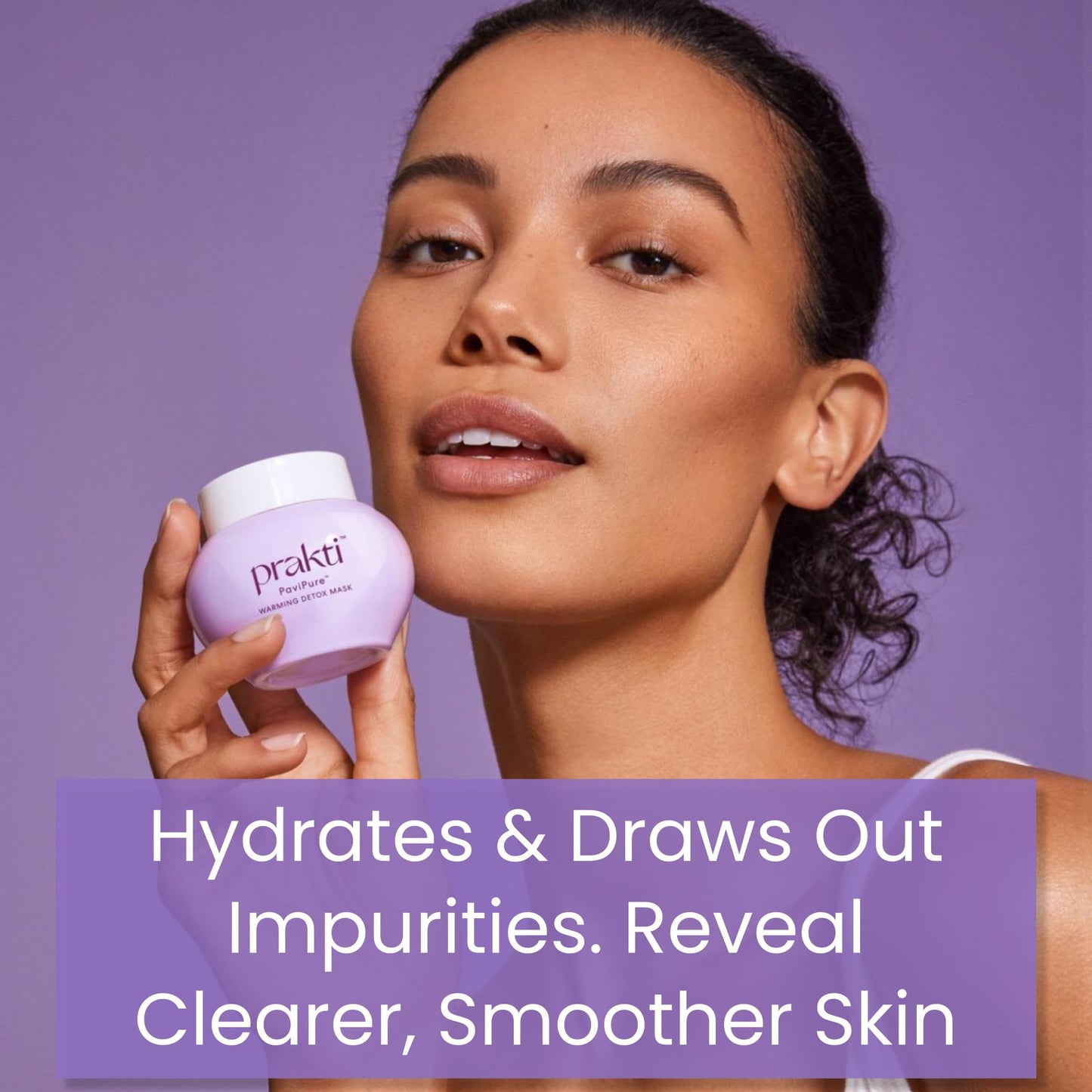 Prakti PaviPure | Purifying & Detoxifying Mask | 1st Clinically-Effective, Non-Drying Clay Mask | Minimizes & Unclogs Pores | Reveal Clearer, Smoother Skin | Natural & Clean Formula | All Skin Types
