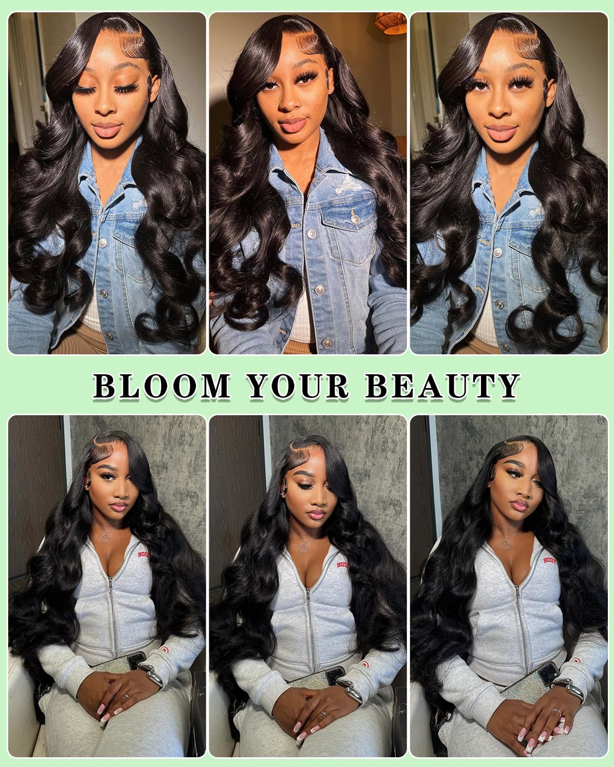 28 Inch Wear And Go Glueless Wigs Human Hair Pre Plucked Pre Cut 9x6 Body Wave Glueless Pre Plucked Bleached Knots Lace Front Wig For Women Transparent Lace Closure Wigs 200% Density