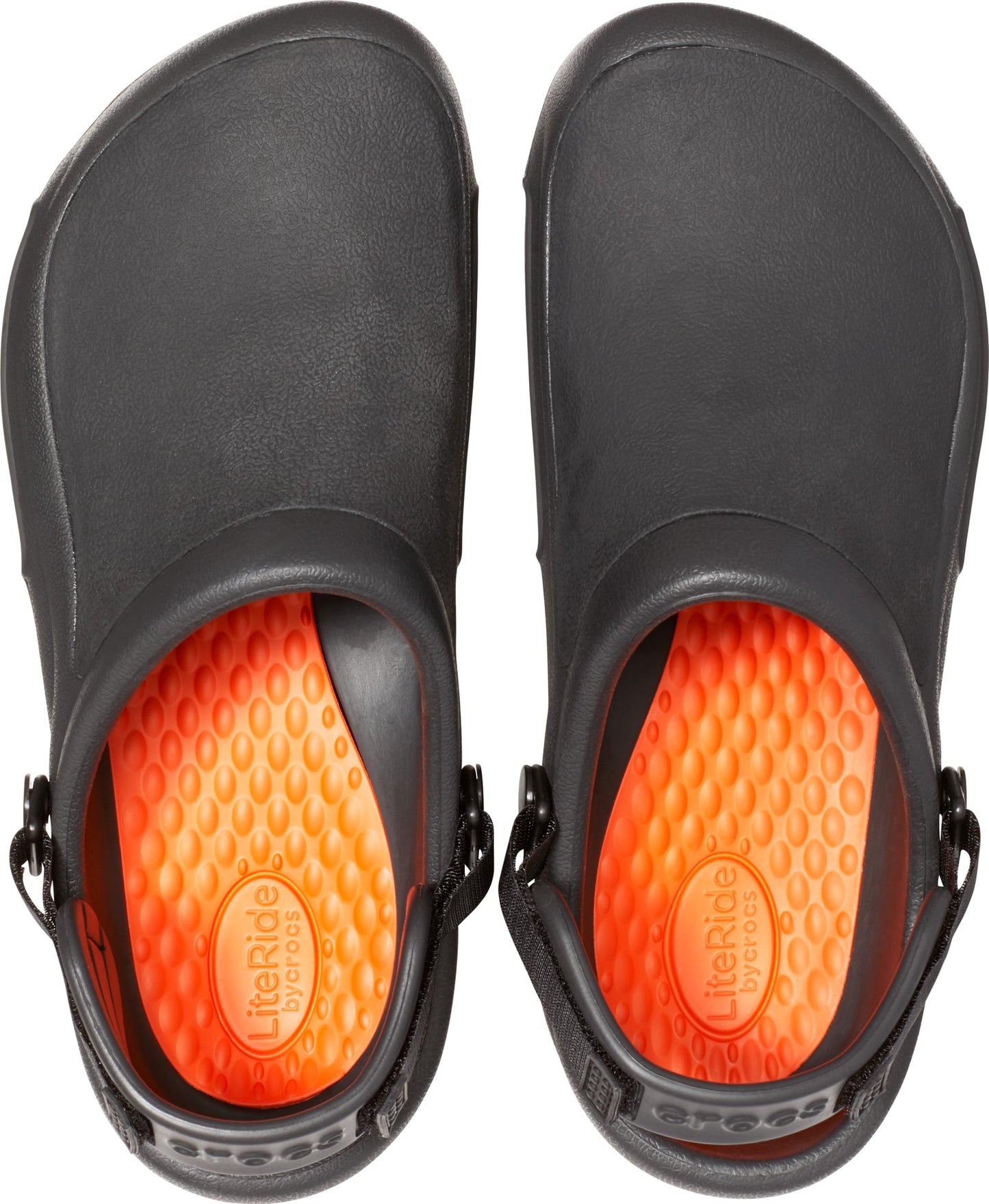 Crocs Unisex-Adult Bistro Pro LiteRide Clog, Slip Resistant Work Shoes, Black, 5 Men/7 Women
