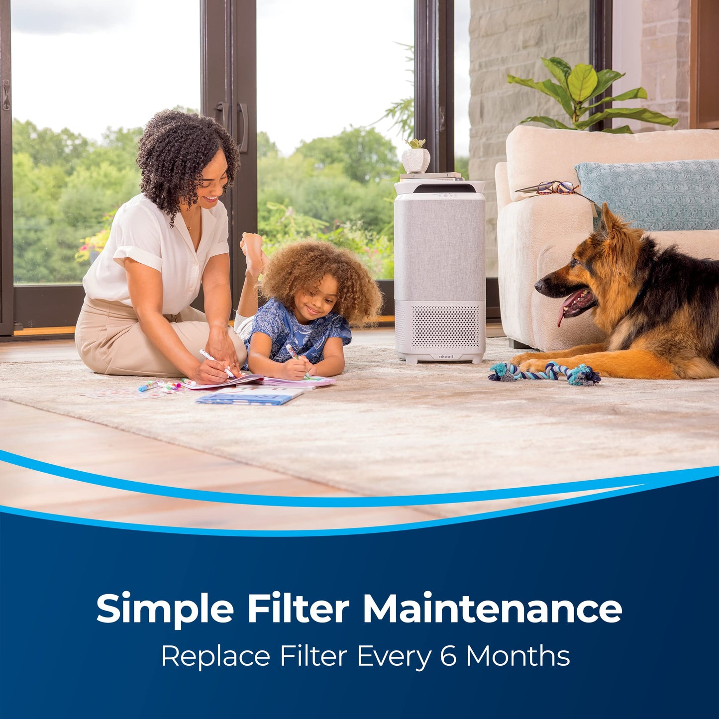 BISSELL air280 and air280 max Replacement filter, New Genuine OEM Part, 3504