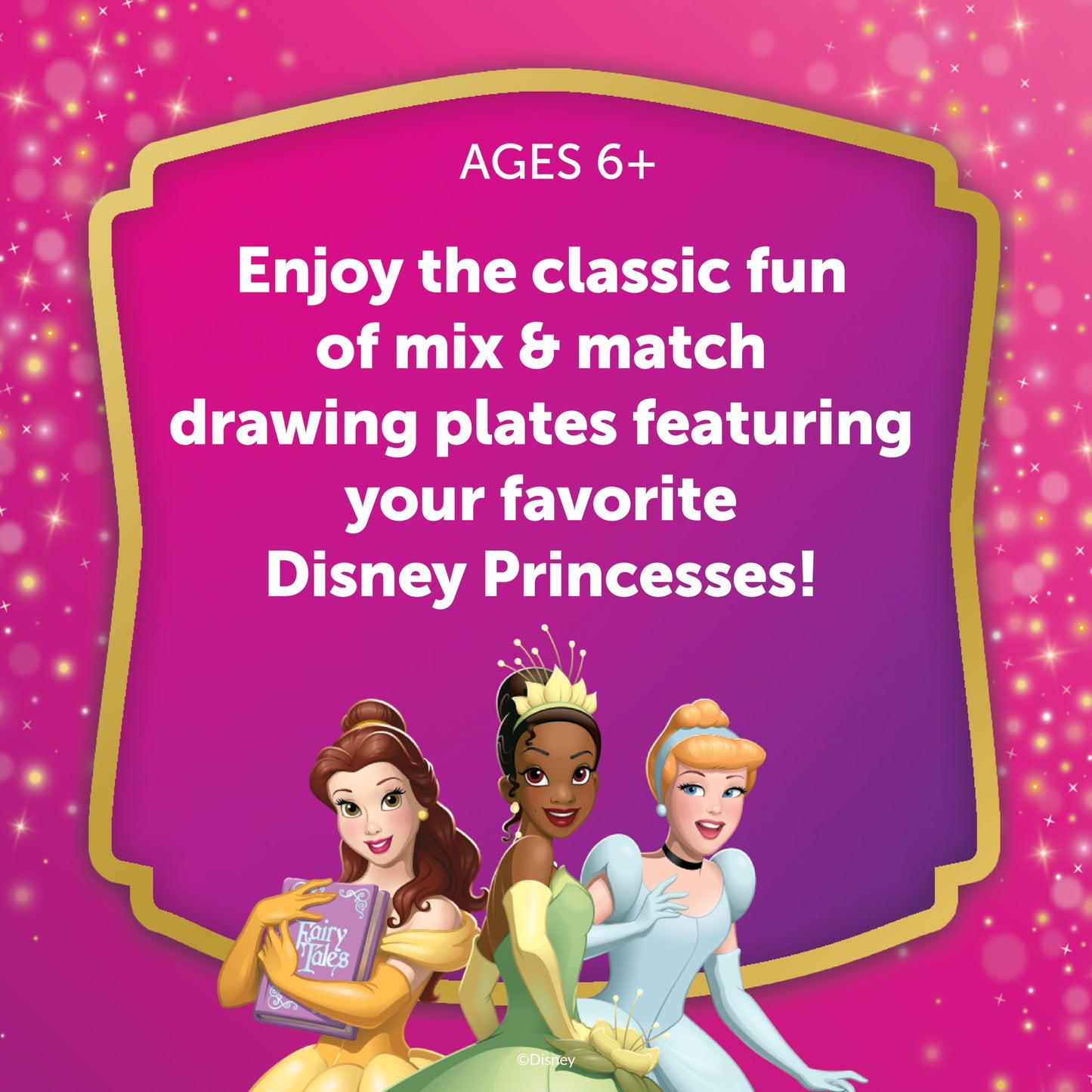 Fashion Plates Disney – Mix-and-Match Drawing Kit, Arts and Crafts