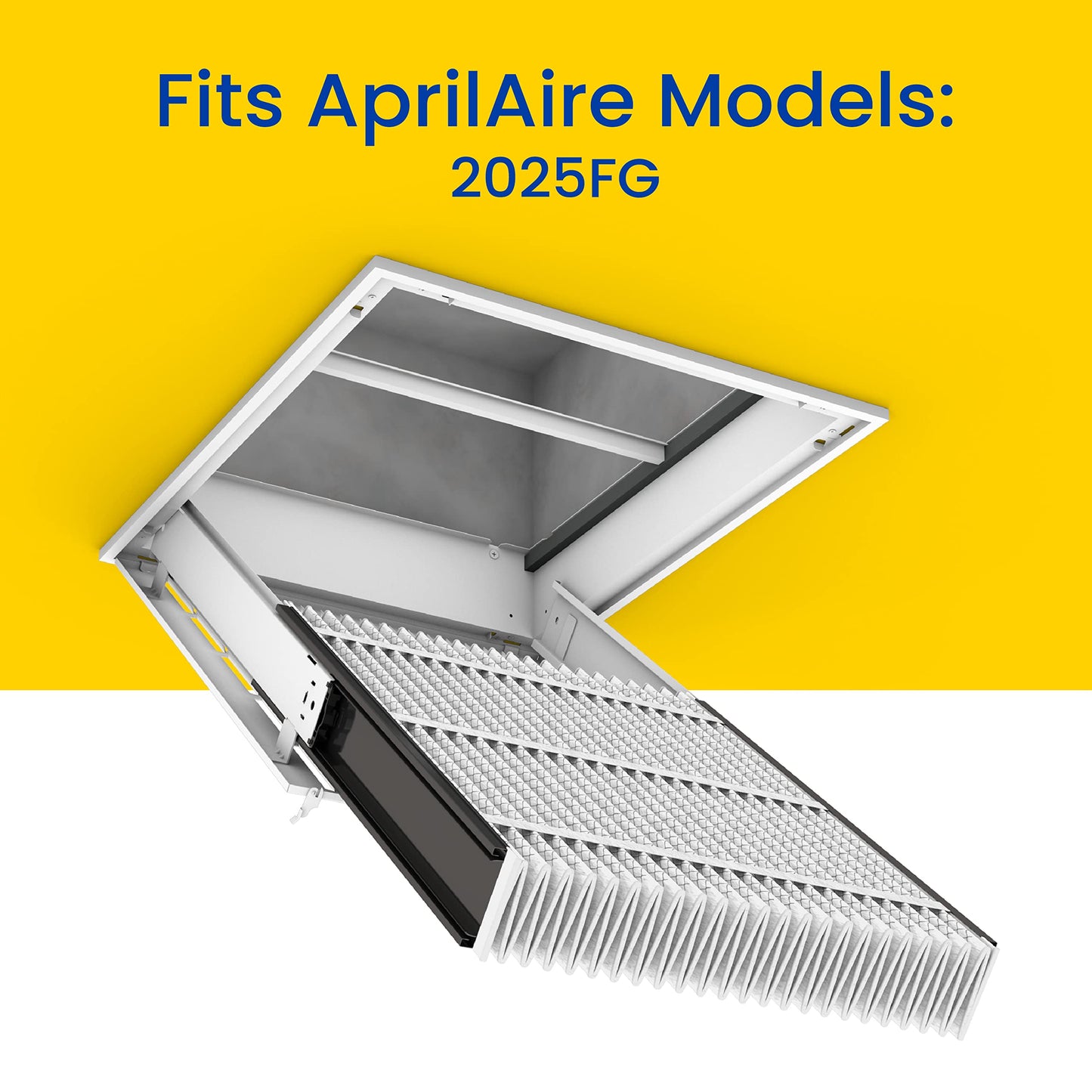 AprilAire 810 Replacement Filter for AprilAire Whole House Air Purifier 2025FG - MERV 11, Clean Air & Dust, 20x25x4 Air Filter (Pack of 1)