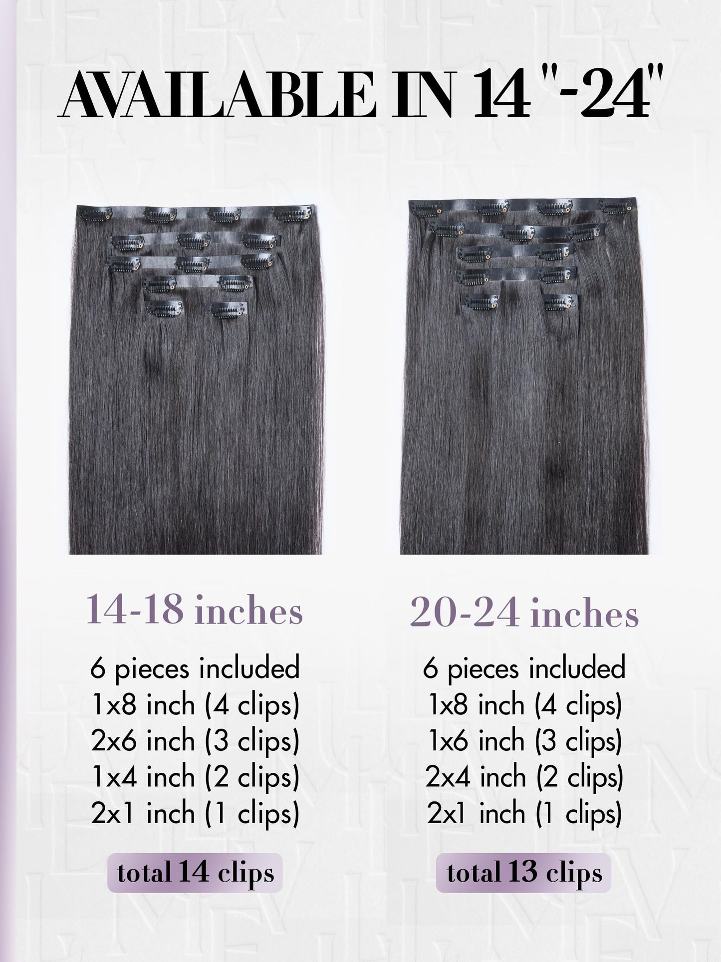 LUVME Invisible Clip in Hair Extensions Real Human Hair, Remy Human Hair Extensions Clip ins for Women, Natural Human Hair, 16 inch 110g 7Pcs, Natural Black
