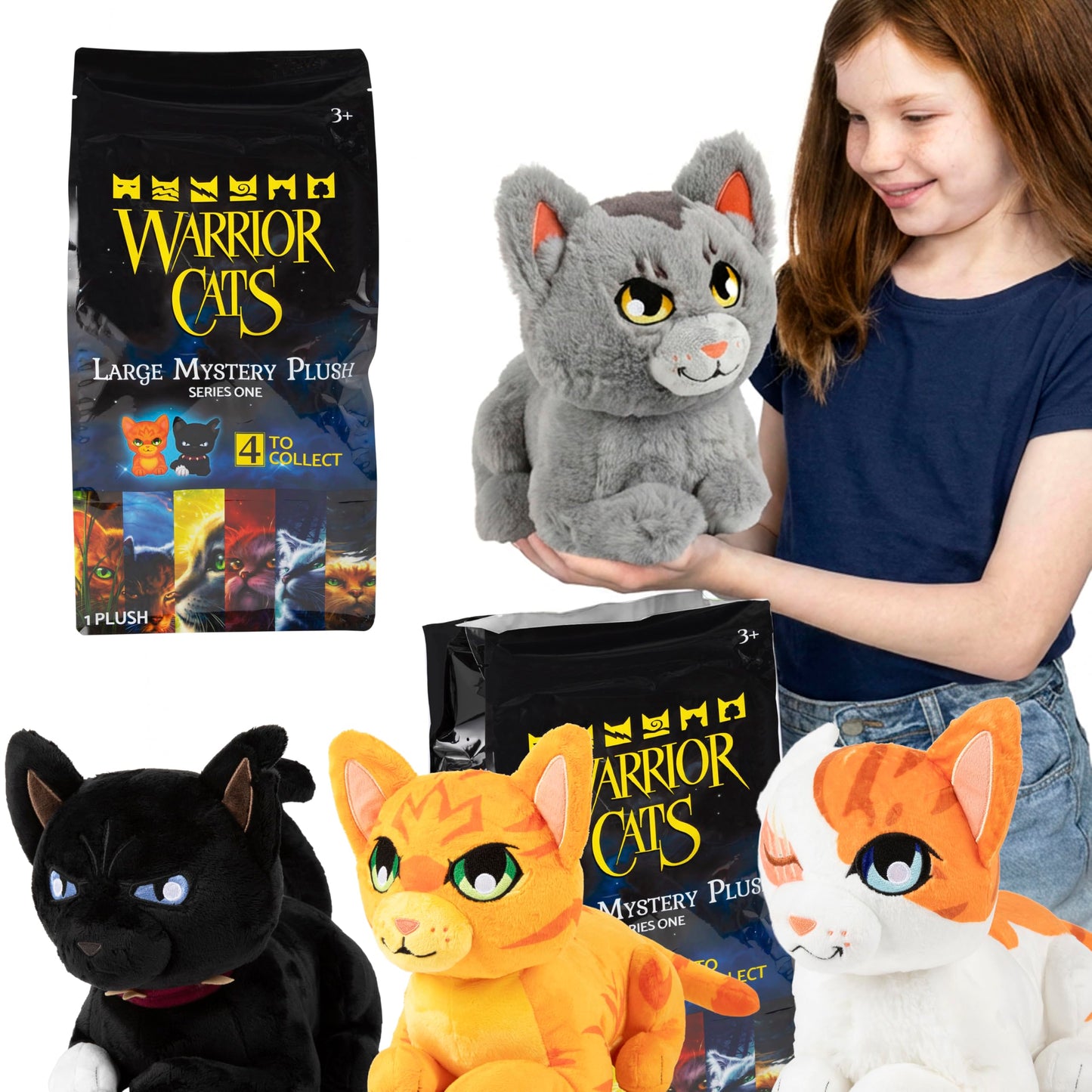 Warrior Cats Large 11" Mystery Plush - Series 1 - Randomly Selected Plush