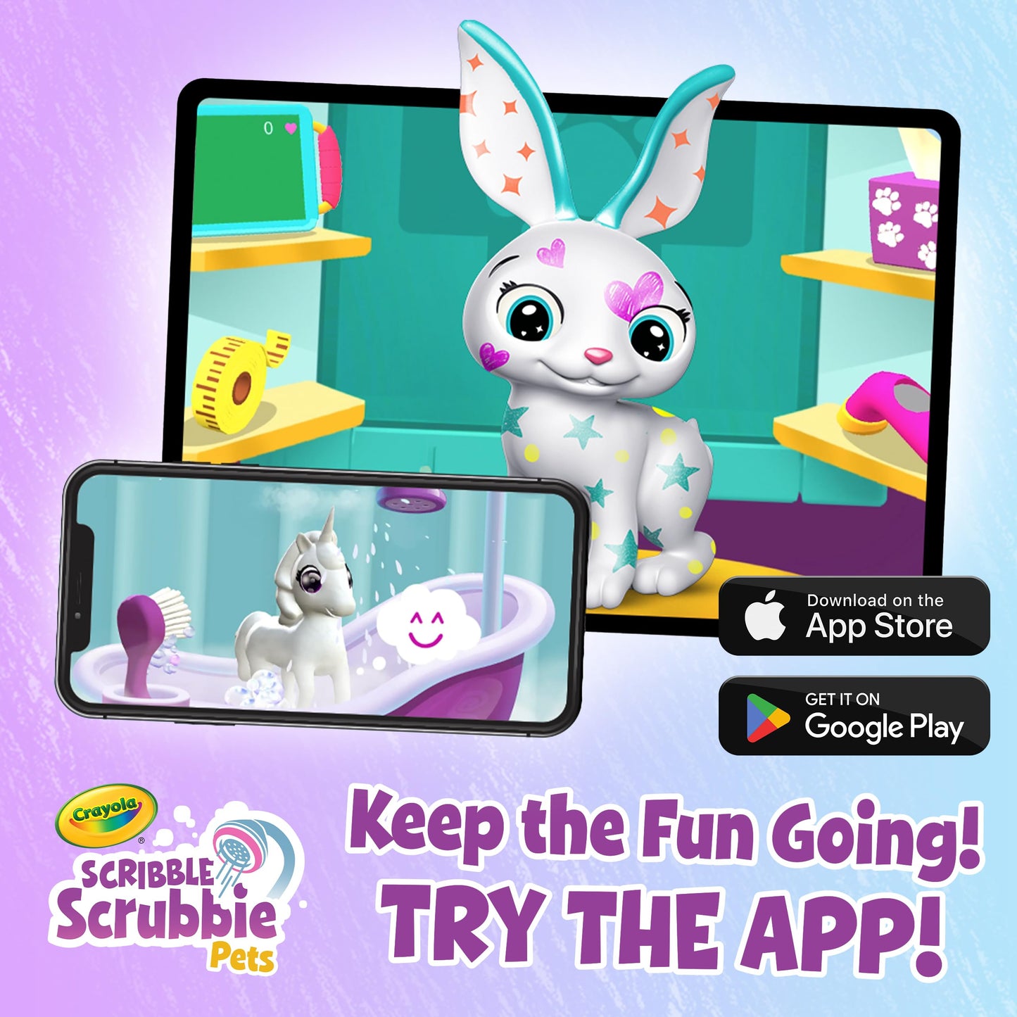 Crayola Scribble Scrubbie Pets Friendship Collection, 18 Pets and 10 Markers, with Display House, Arts and Crafts, Mystery Toys and Gifts for Kids, Ages 3+