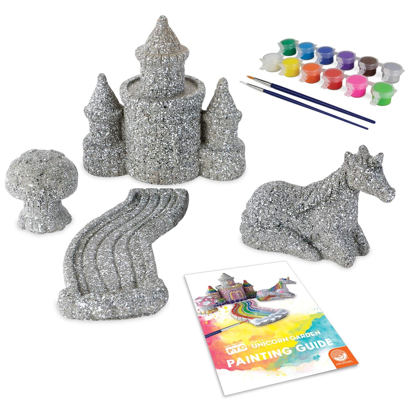 MindWare Paint Your Own Stone: Unicorn Garden