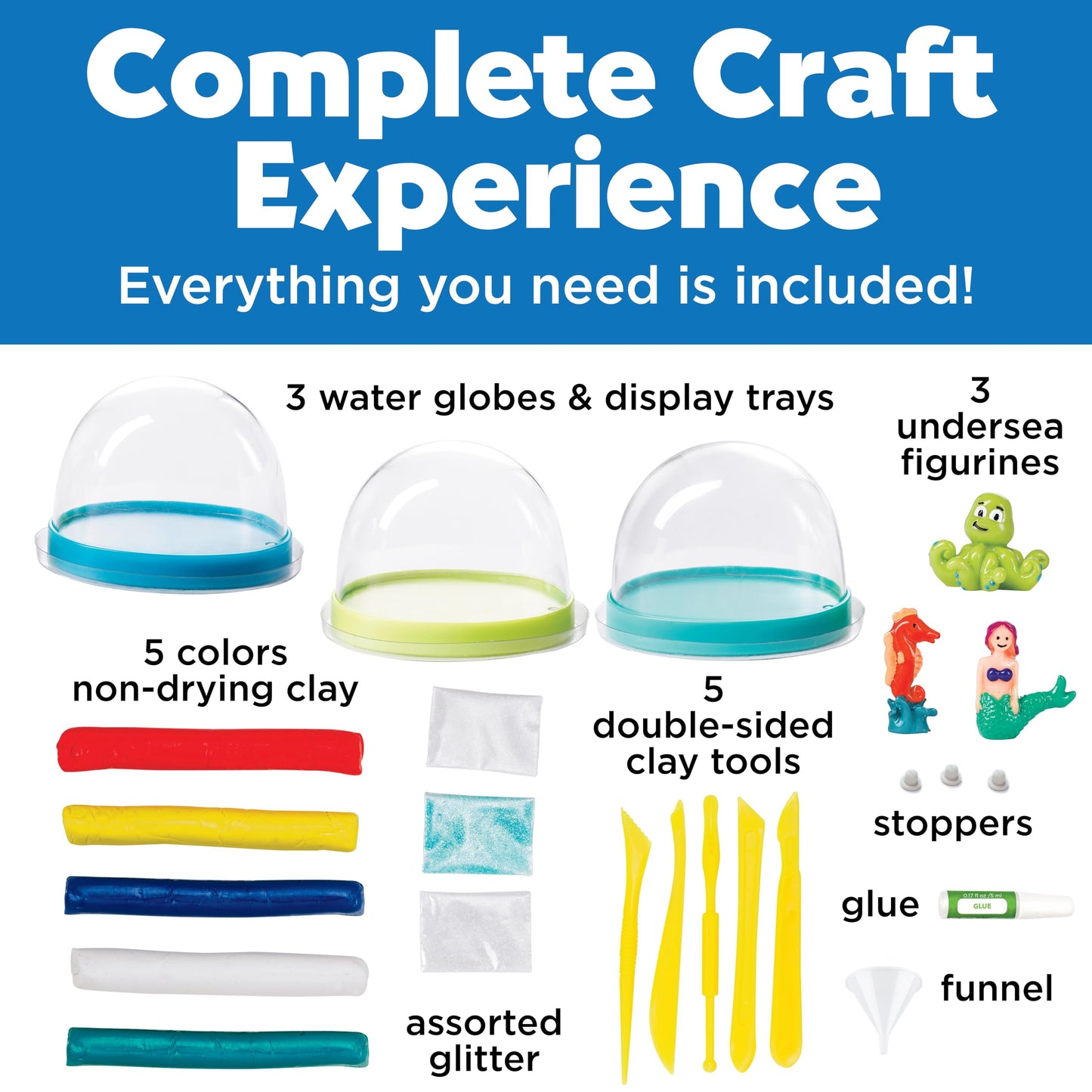 Creativity for Kids Make Your Own Water Globes - Under The Sea Snow Globes