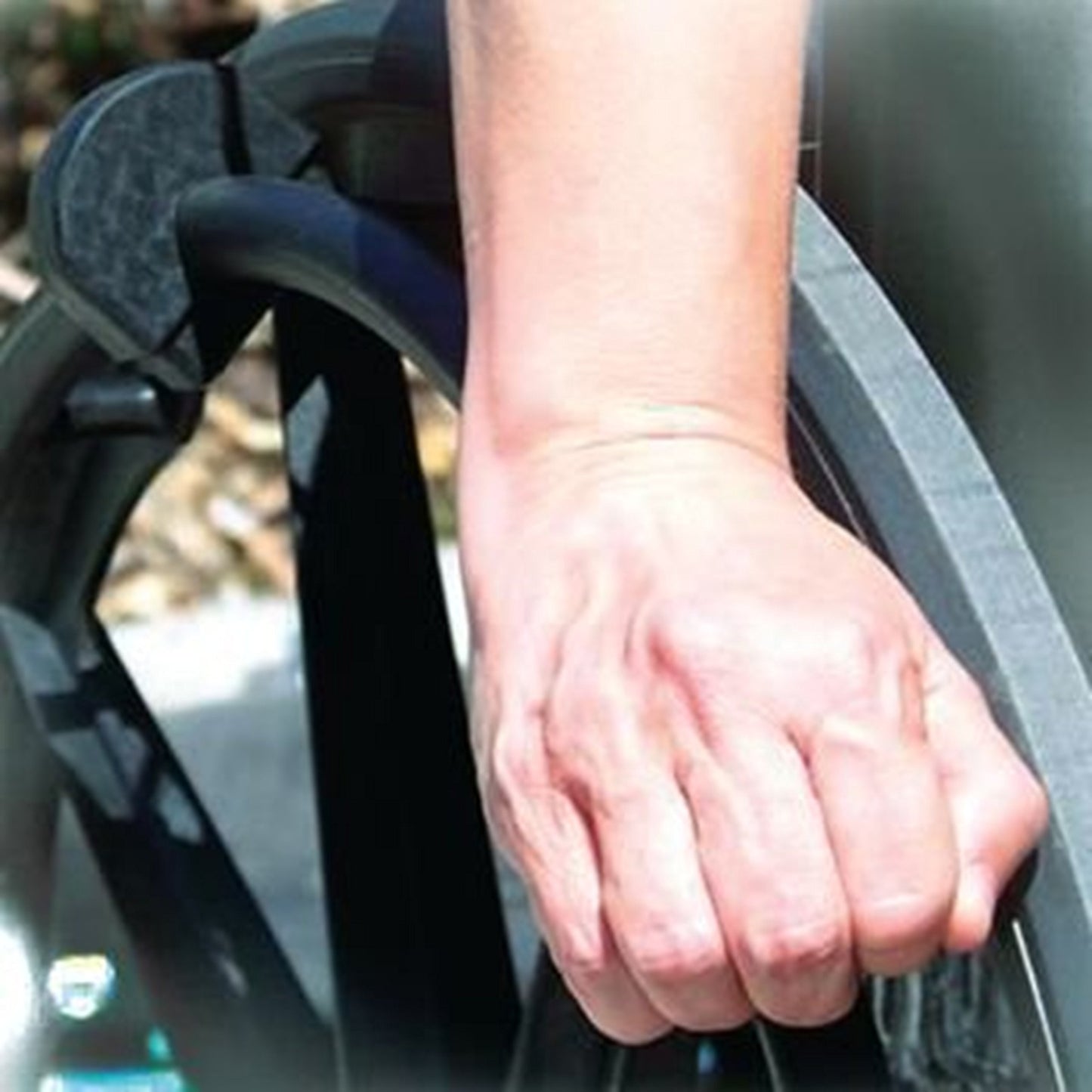 Rehabilitation Advantage Shove-A-Lugs Manual Wheelchair Mobility Grips