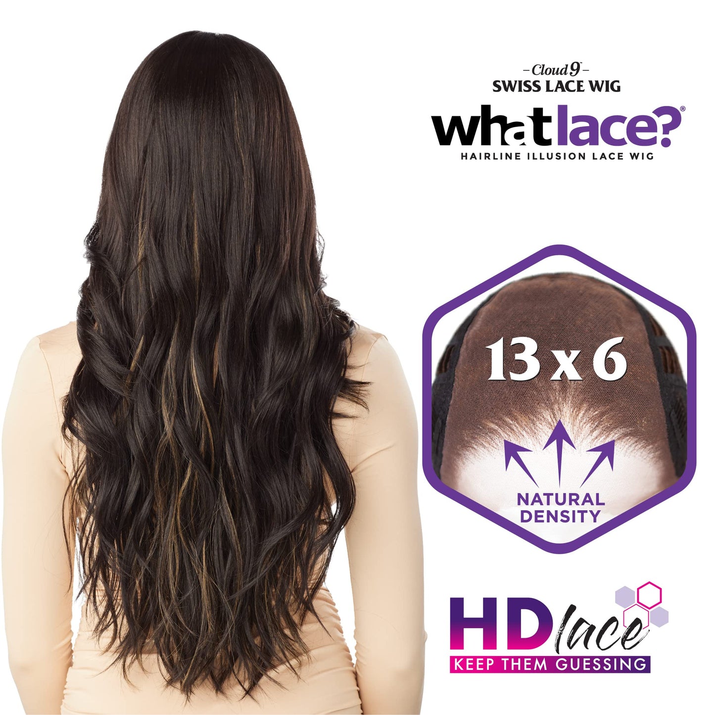 Sensationnel What lace 13x6 Wigs - braelyn lacefrontal hand tied glueless synthetic with natural density preplucked hairline (BALAYAGEMOCHA)