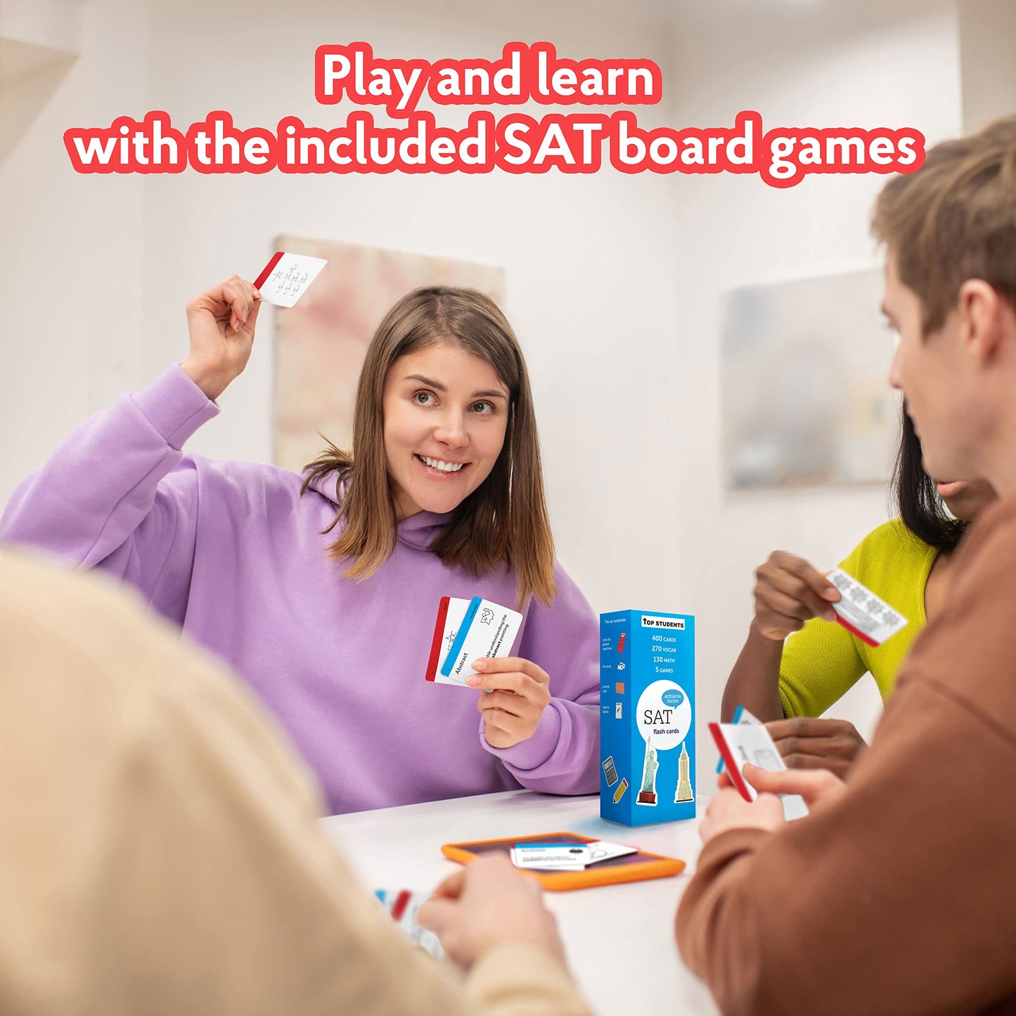 SAT Flash Cards 2025 | 400 SAT Vocabulary and Math SAT Flash Cards | SAT Prep | SAT Vocab Cards | SAT Prep Cards | SAT Words | SAT Study Cards | Digital SAT Prep