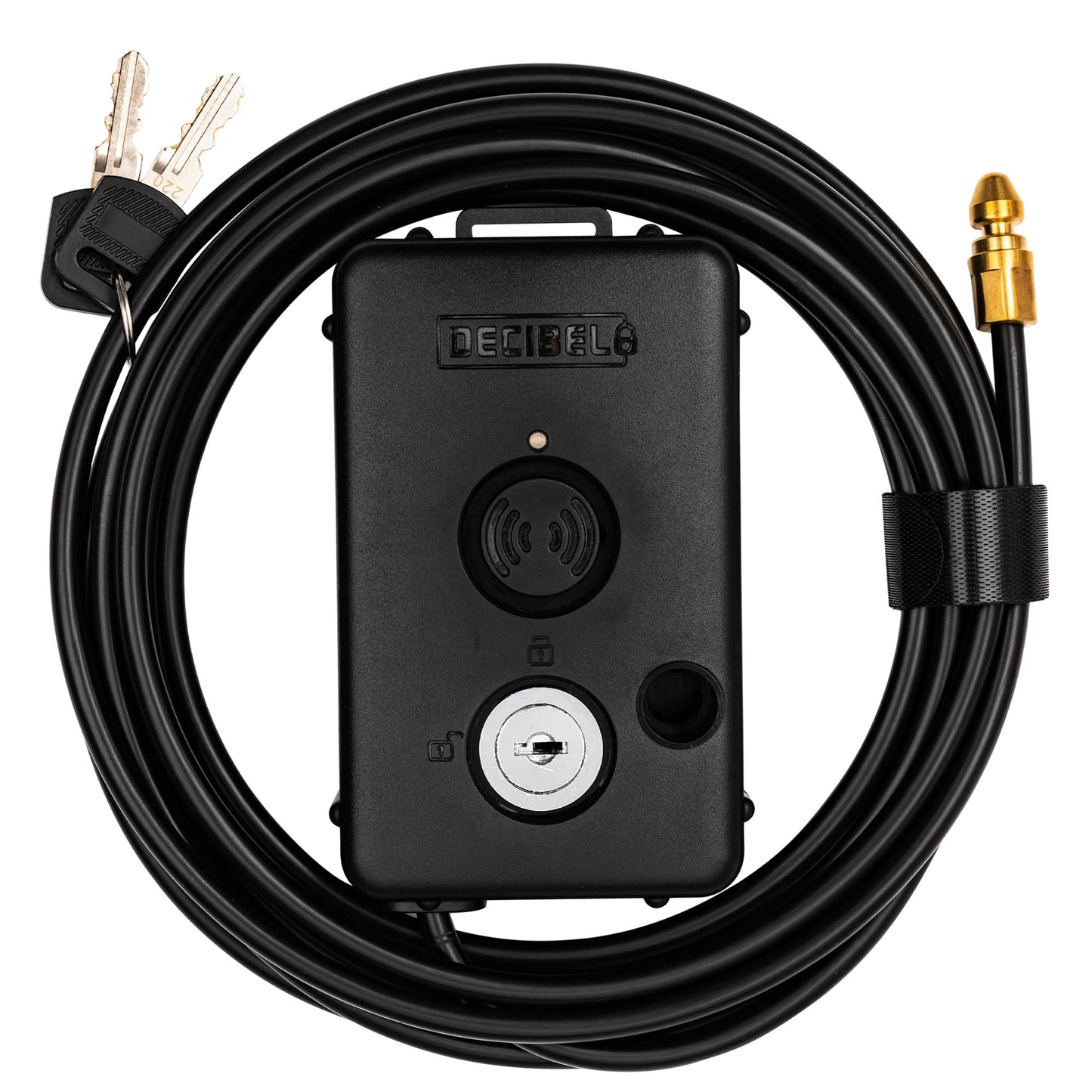 Decibel 15ft Cable Lock with 100dB Alarm, Security Cable and Bike Lock Cable for Outdoor Gear & Power Tools