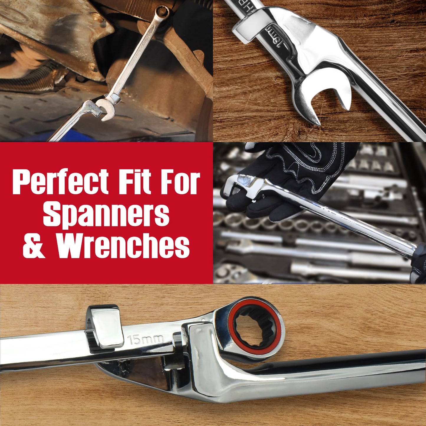 CROM 15-Inch Wrench Extender Tool - Extension Wrench Torque Multiplier Tool Bar For Maximum Leverage, Offers Extra Torque To Remove Tight Fasteners, Ideal for DIY and Mechanics