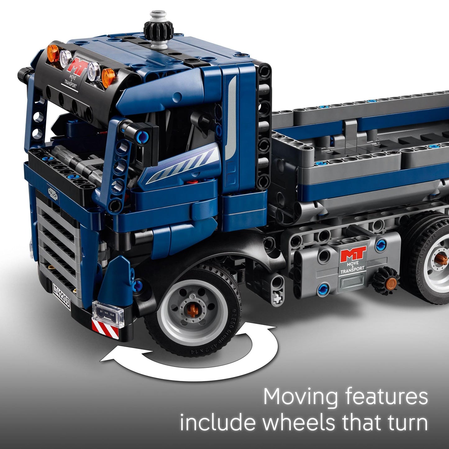 LEGO Technic Tipping Dump Truck Toy - Building Toy for Kids, Boys and Girls, Ages 9+, Construction Toy Truck - Birthday Gift Idea - 42203