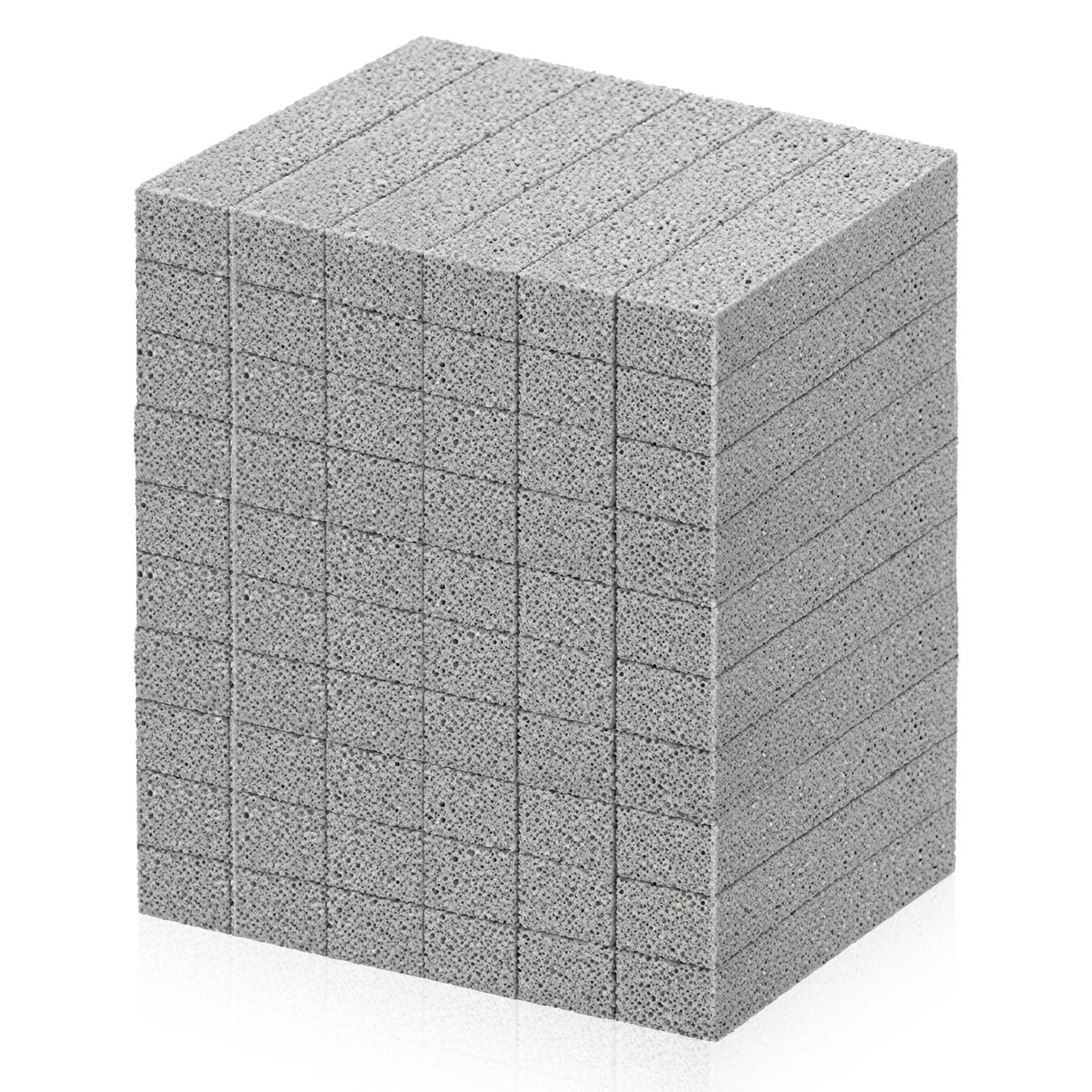 AOKLIT 60 Pcs Pumice Stone for Toilet Cleaning Bowl, Pumice Scouring Stick Pad Hard Water Stain Remover,Cleaning Stones for Toilet, Stove, Oven, Bathroom, Grill, Kitchen, Sinks