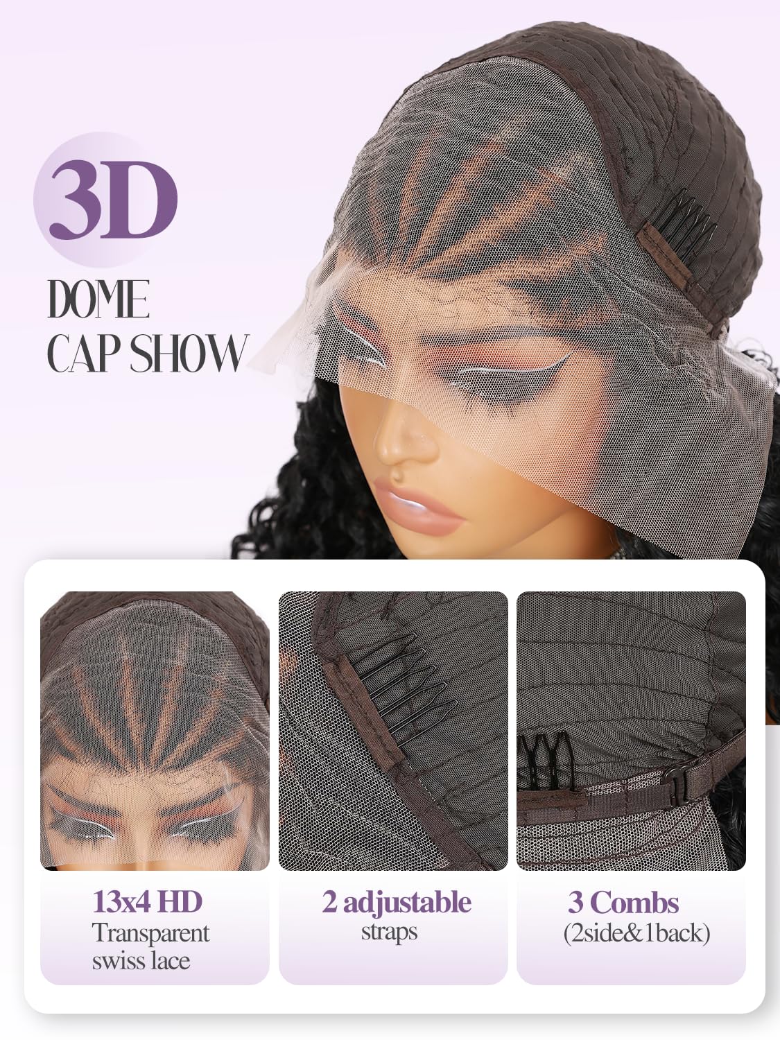 Quantum Love Braided Wigs for Black Women Braids Cornrows Lace Curly Wigs 16 Inch Lace Frontal Braided Fully Curly Bob Synthetic Glueless Wigs