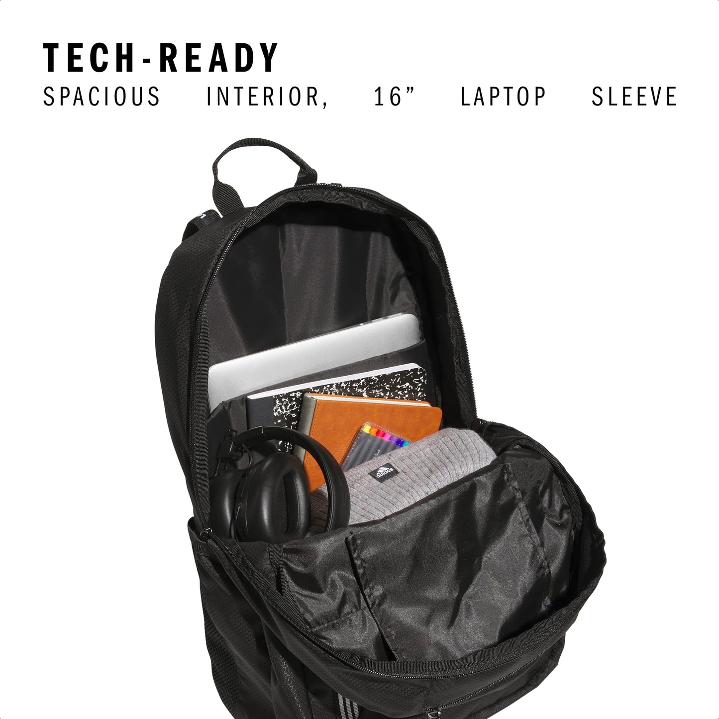 adidas Excel 7 School Backpack for Laptop, Gym and Travel, 34L