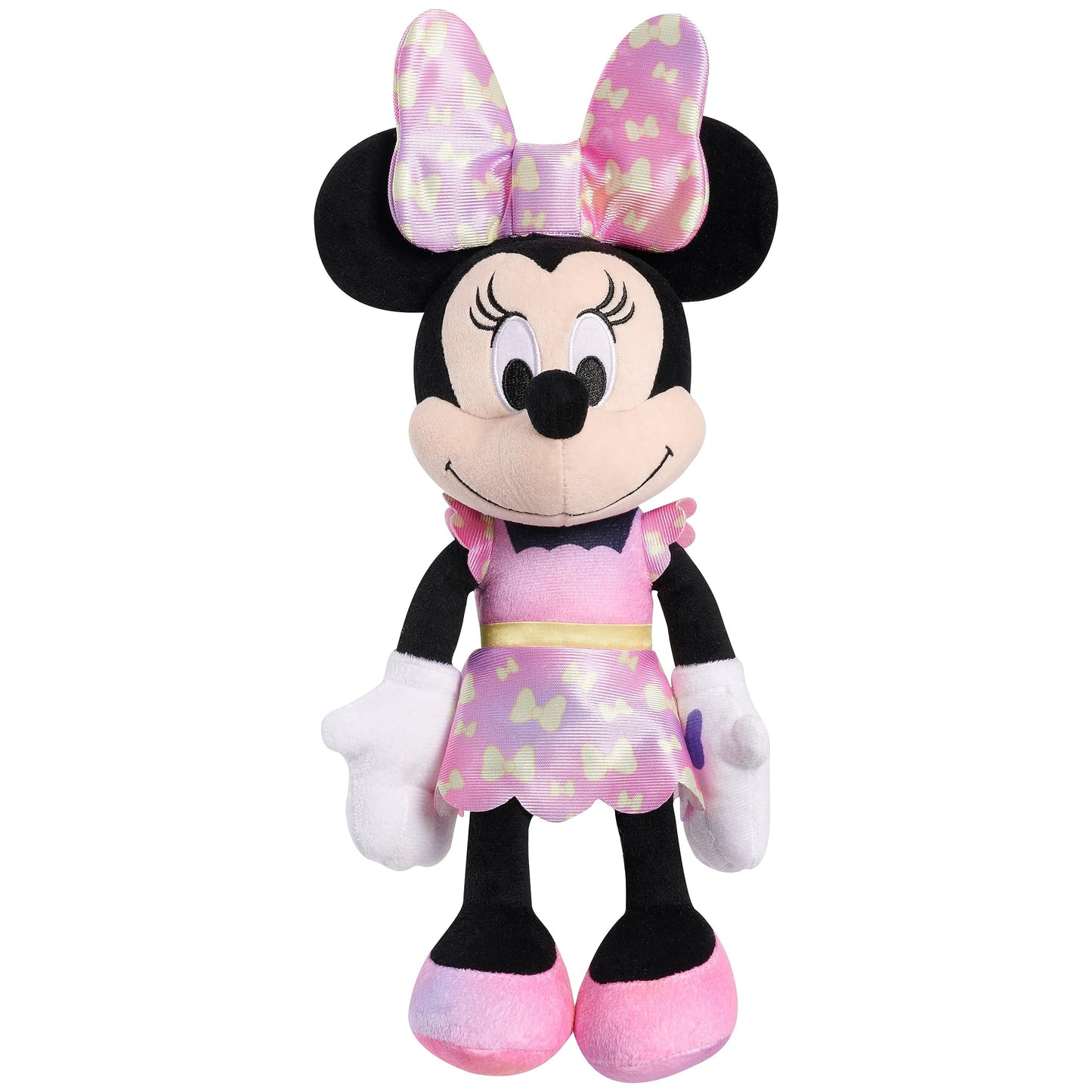 Minnie Fashion Bow Feature Plush, Kids Toys for Ages 3 Up