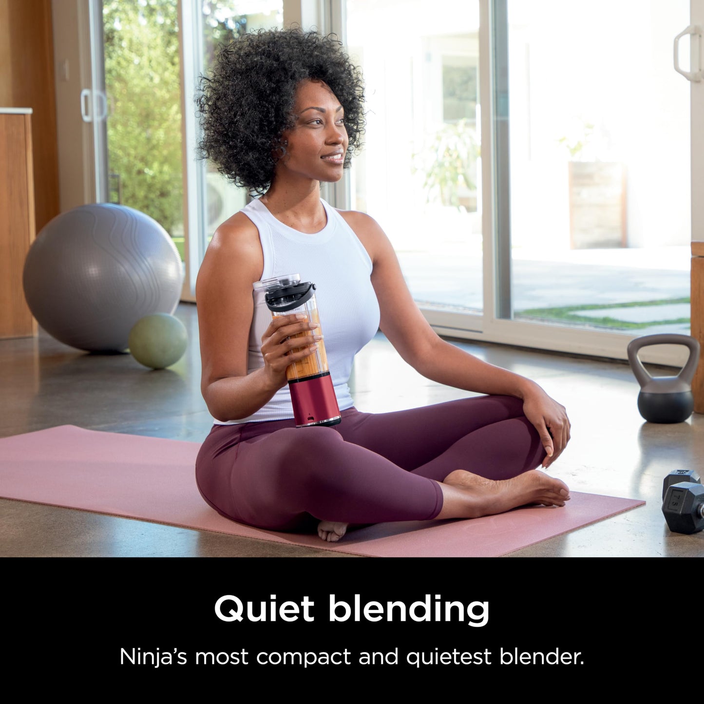 Ninja Blast Portable Blender & Accessories, Cordless, 18oz. Vessel, Personal Blender for Shakes & Smoothies, Leakproof Lid & Sip Spout, USB-C Cord, Dishwasher Safe Parts, BPA Free, Red, CL155ARD
