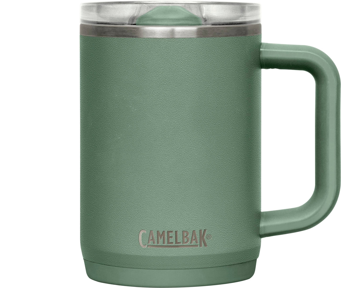 CamelBak Thrive Insulated Stainless Steel Mug, Leak Resistant Design for Hot and Cold Drinks and Everyday Travel, 16oz, Moss