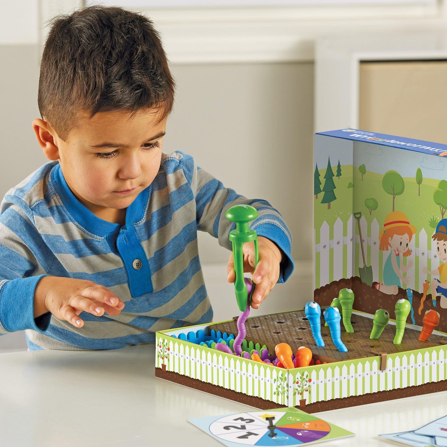Learning Resources Wriggleworms! Fine Motor Activity Set, Toddler Fine Motor Skills, Ages 3+, Multicolor