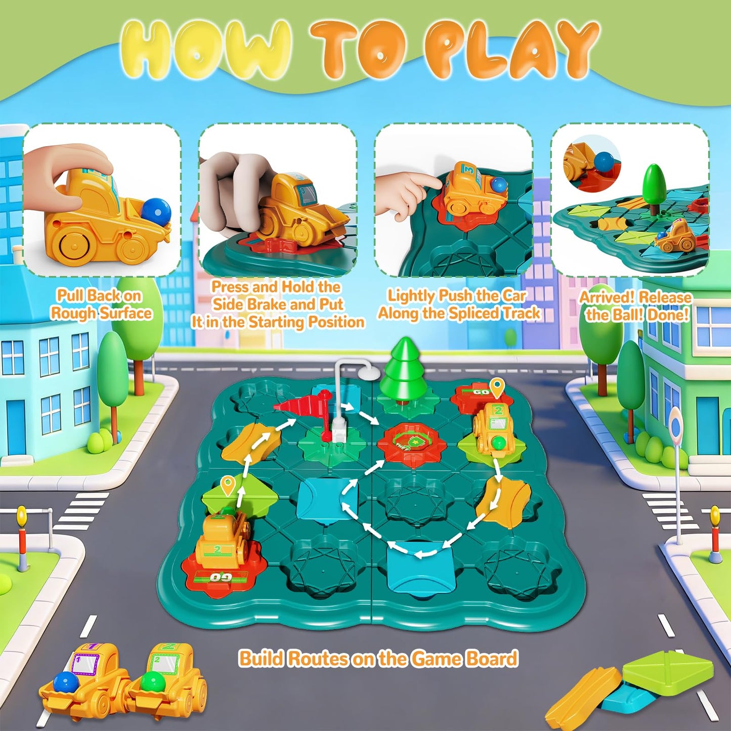 STEM Board Games for Kids Maze Learning Games Learning Games Montessori Logic Path Track Building Blocks Preschool Birthday for Boys Girls