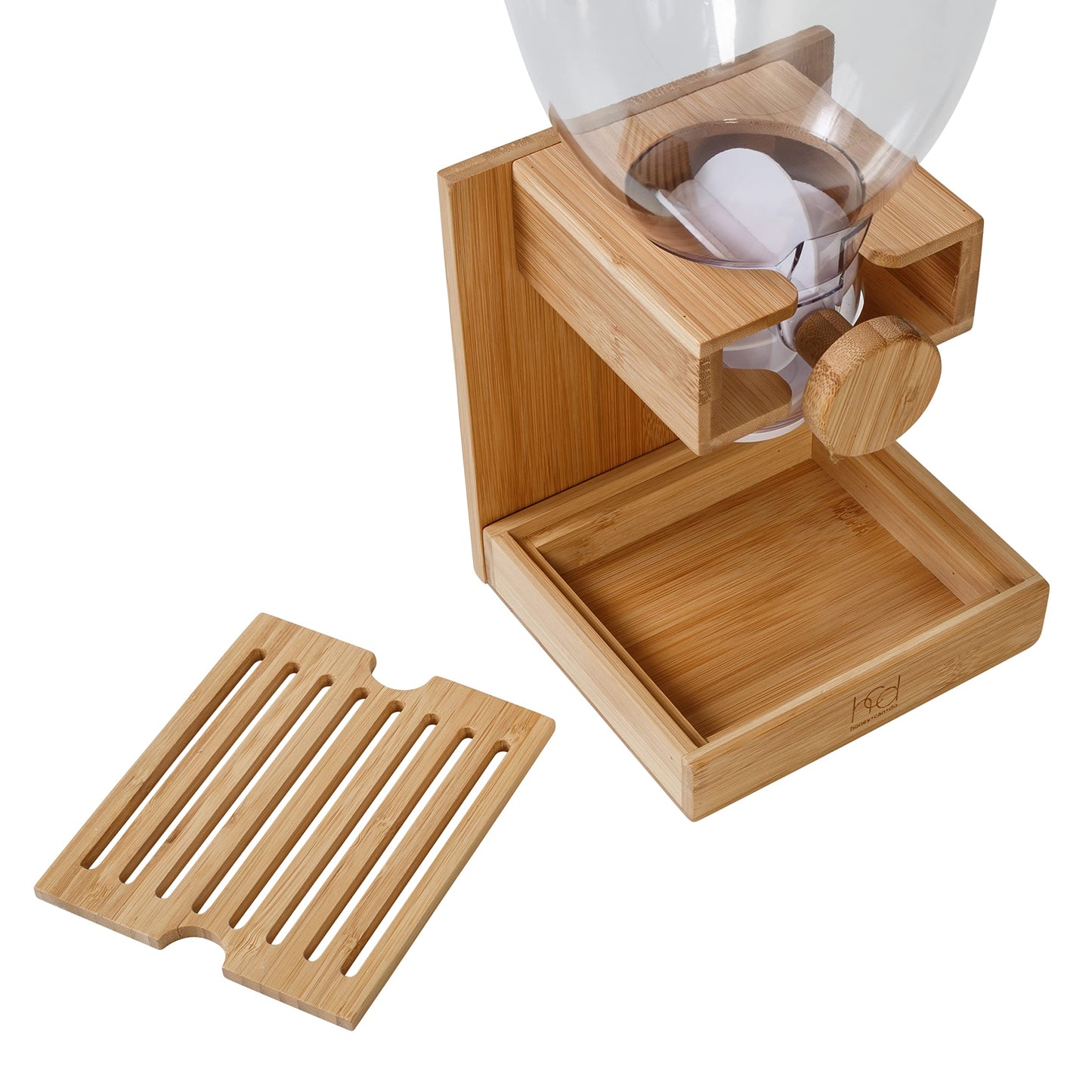 Honey Can Do Bamboo Cereal Dispenser, Natural KCH-09385 Natural, 17.5 oz