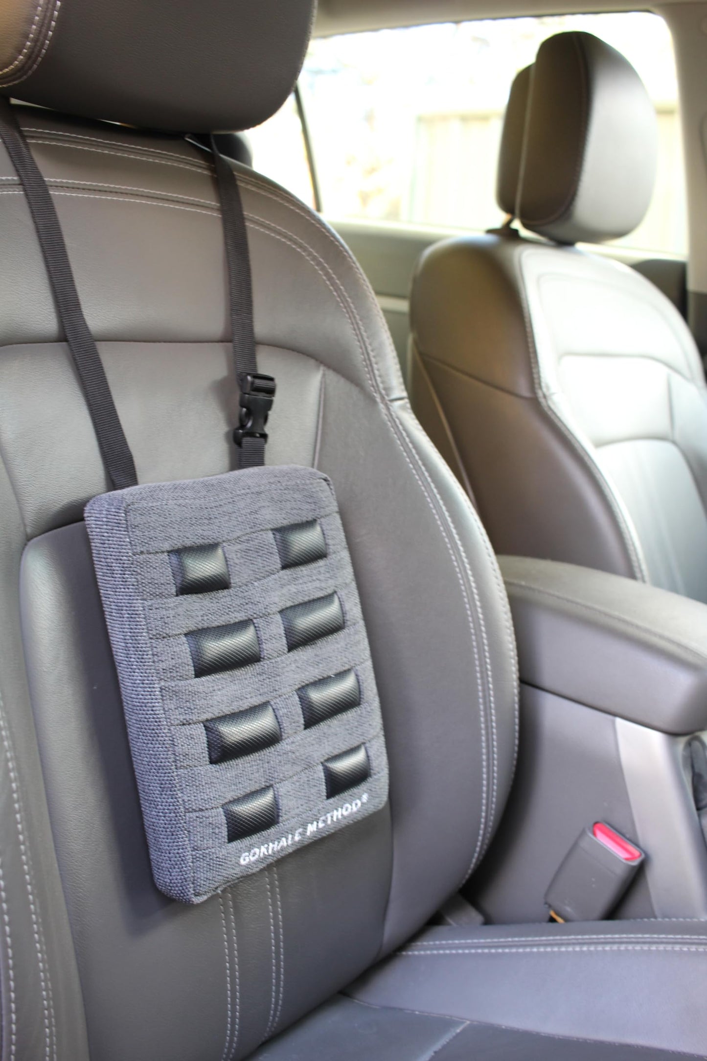 Gokhale Method Stretchsit Cushion - Lumbar Support/backrest for Chairs/car Seats - Traction/Decompression for Relief from Lower Back, Upper Back, Neck, disc, and Sciatic Pain - Posture Support